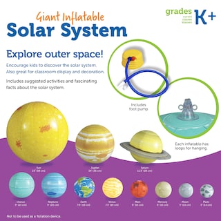 Foto 6 | Sistema Solar Inflable Learning Resources - Venta Internacional