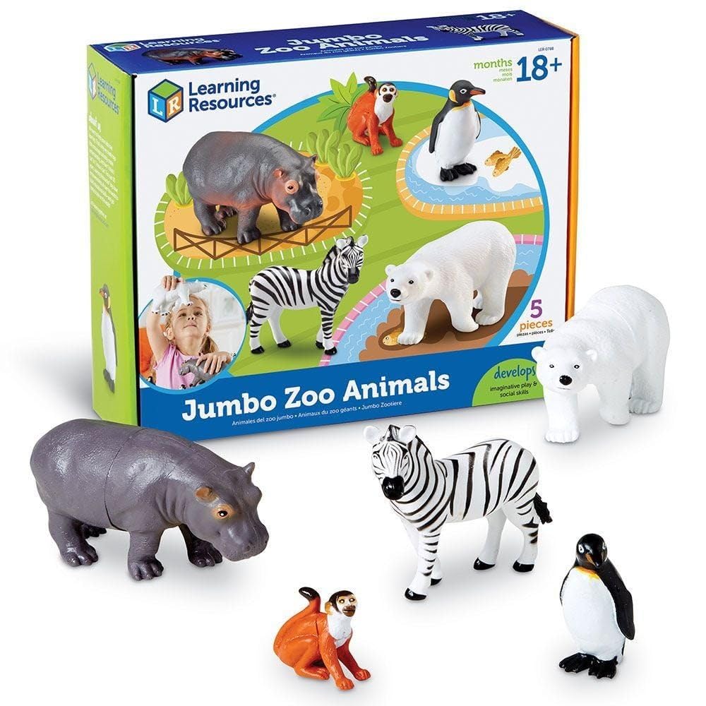 Toy Learning Resources Jumbo Zoo Animals