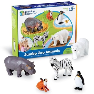 Foto 1 | Toy Learning Resources Jumbo Zoo Animals
