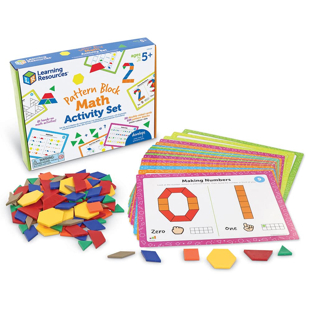 Conjunto De Actividades Matemáticas Con Bloques De Patrones