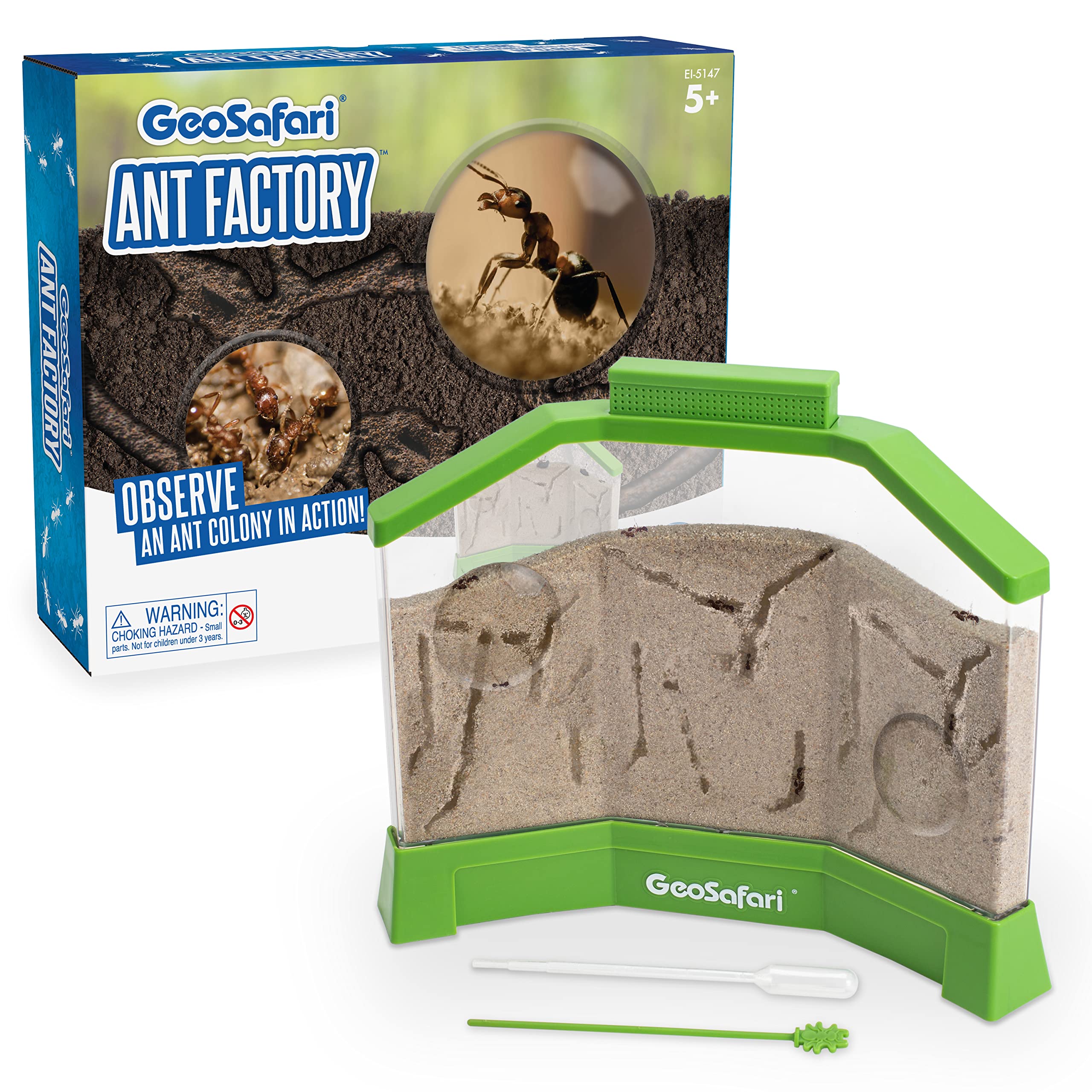 Información Educativa Sobre Ant Factory Geosafari Con Arena Y Hormigas Vivas - Venta Internacional.