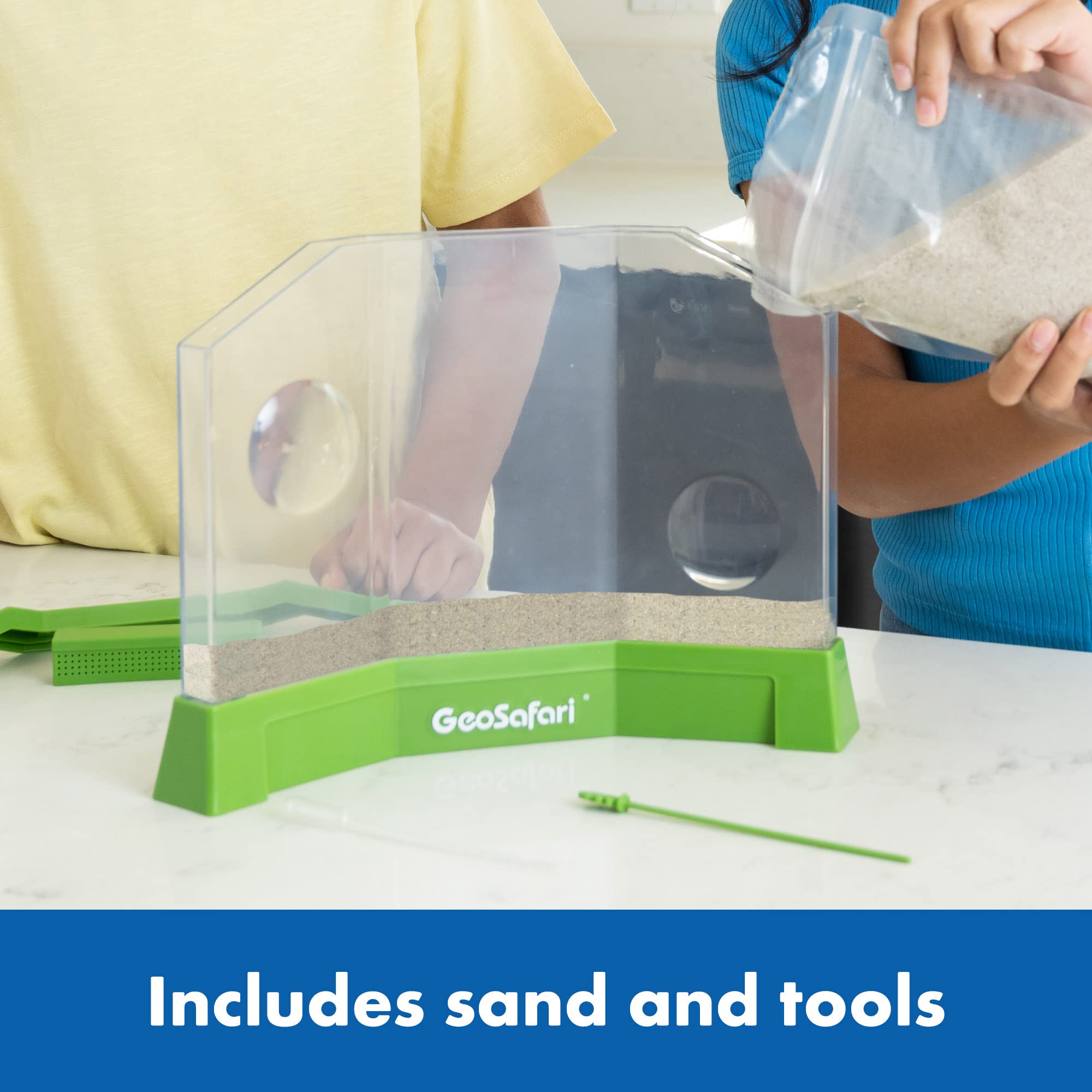 Foto 4 pulgar | Información Educativa Sobre Ant Factory Geosafari Con Arena Y Hormigas Vivas - Venta Internacional.
