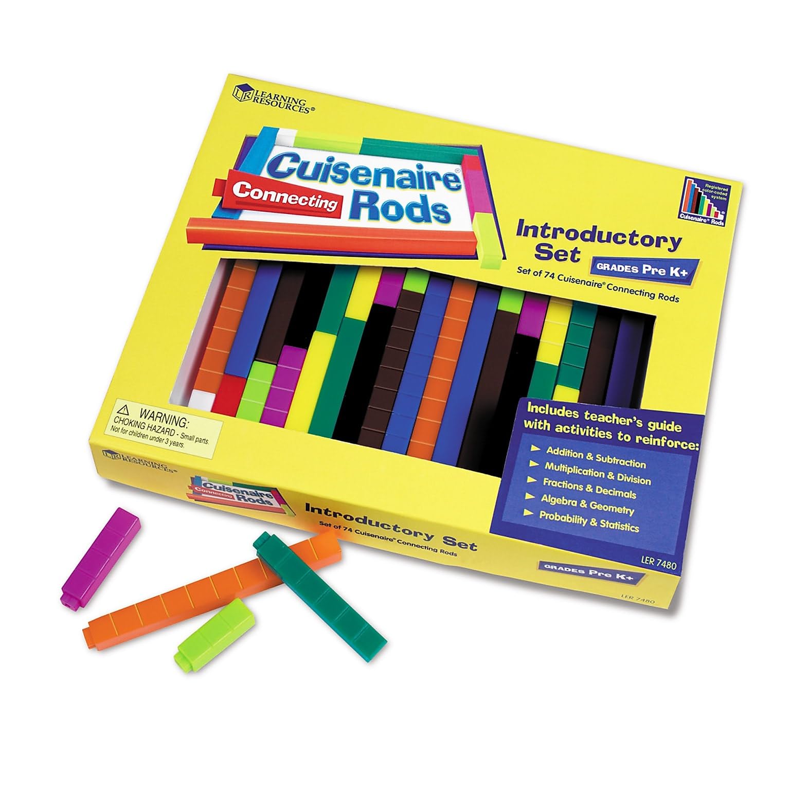 Conjunto De Recursos De Aprendizaje Manipulativos Que Conectan Varillas Cuisenaire - Venta Internacional.