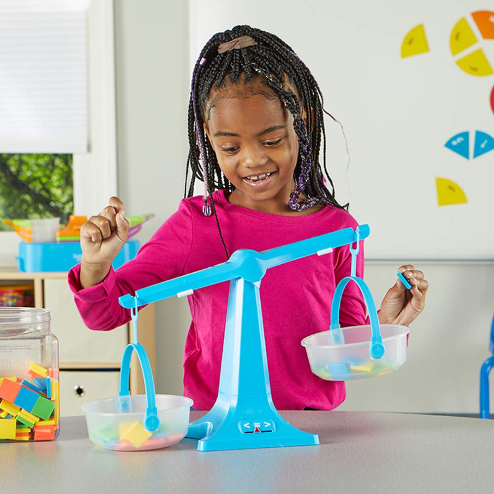 Foto 3 pulgar | Sartén Ajustable Hand2mind de Balance Scale Azul para Niños - Venta Internacional