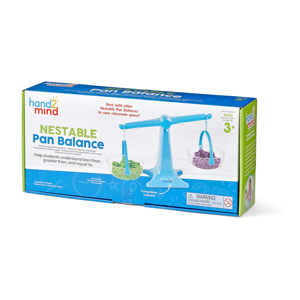 Foto 7 pulgar | Sartén Ajustable Hand2mind de Balance Scale Azul para Niños - Venta Internacional