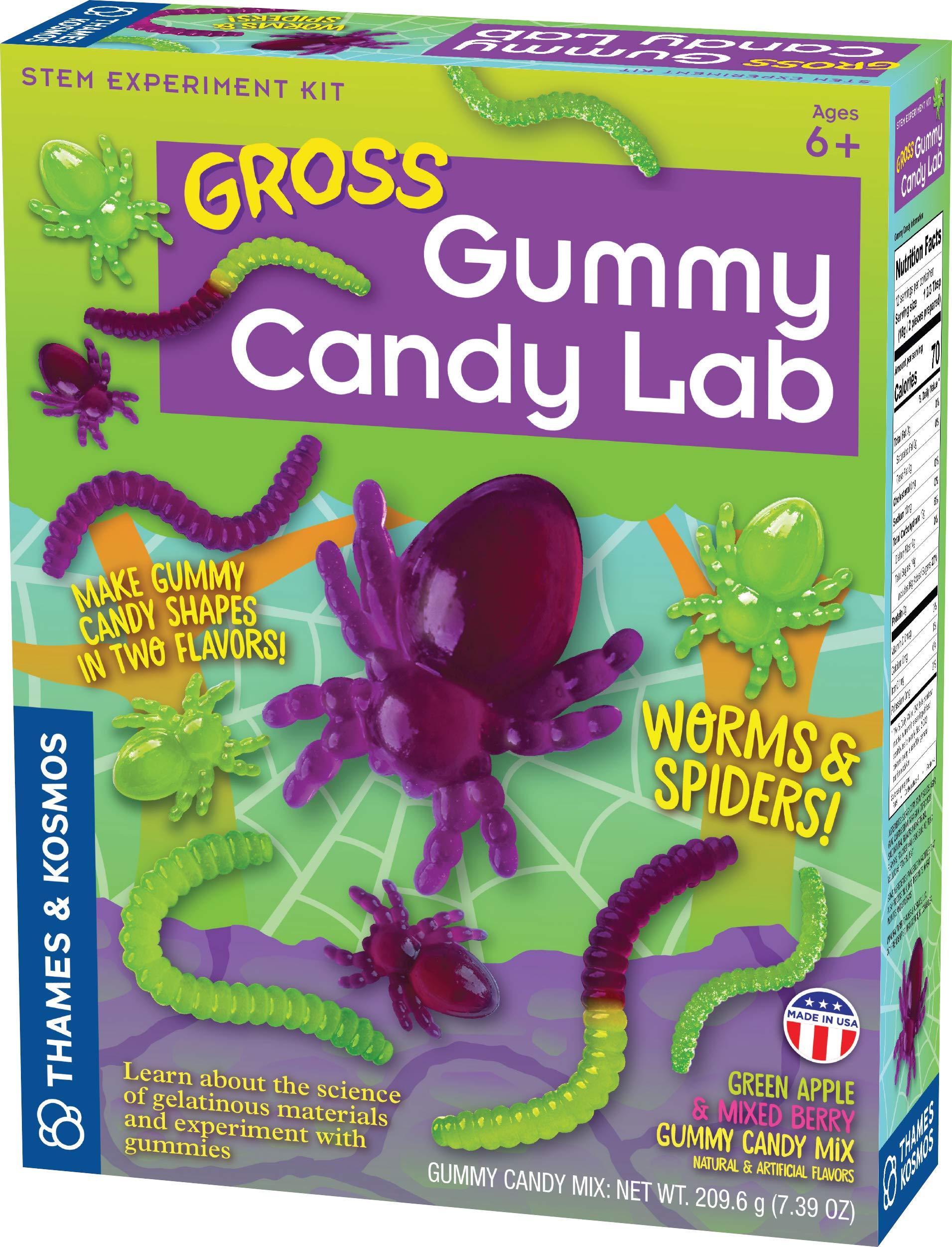 Foto 2 pulgar | Gummy Candy Lab Thames & Kosmos Gross Worms & Spiders - Venta Internacional