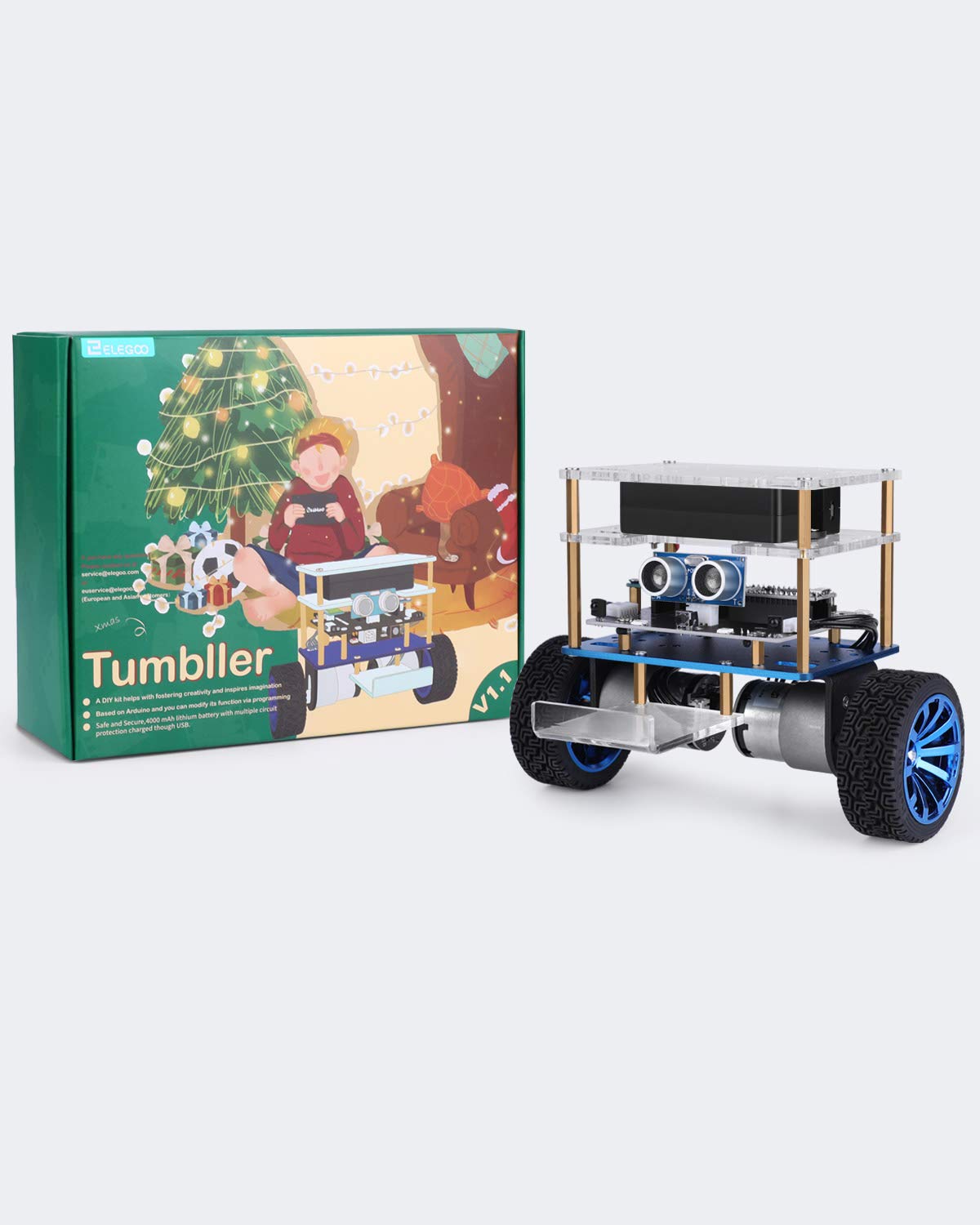 Foto 8 pulgar | Kit Científico Stem Elegoo Tumbller Con Robots Autoequilibrantes Para Coche - Venta Internacional.