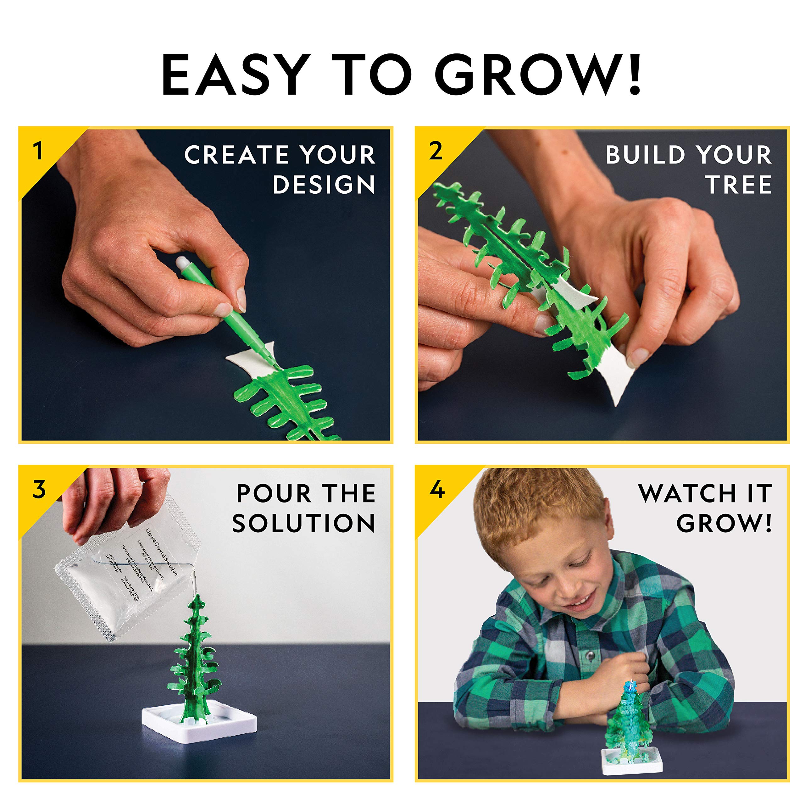 Foto 3 | Kit Artesanal National Geographic Crystal Growing Con Proyecto De Arte - Venta Internacional.