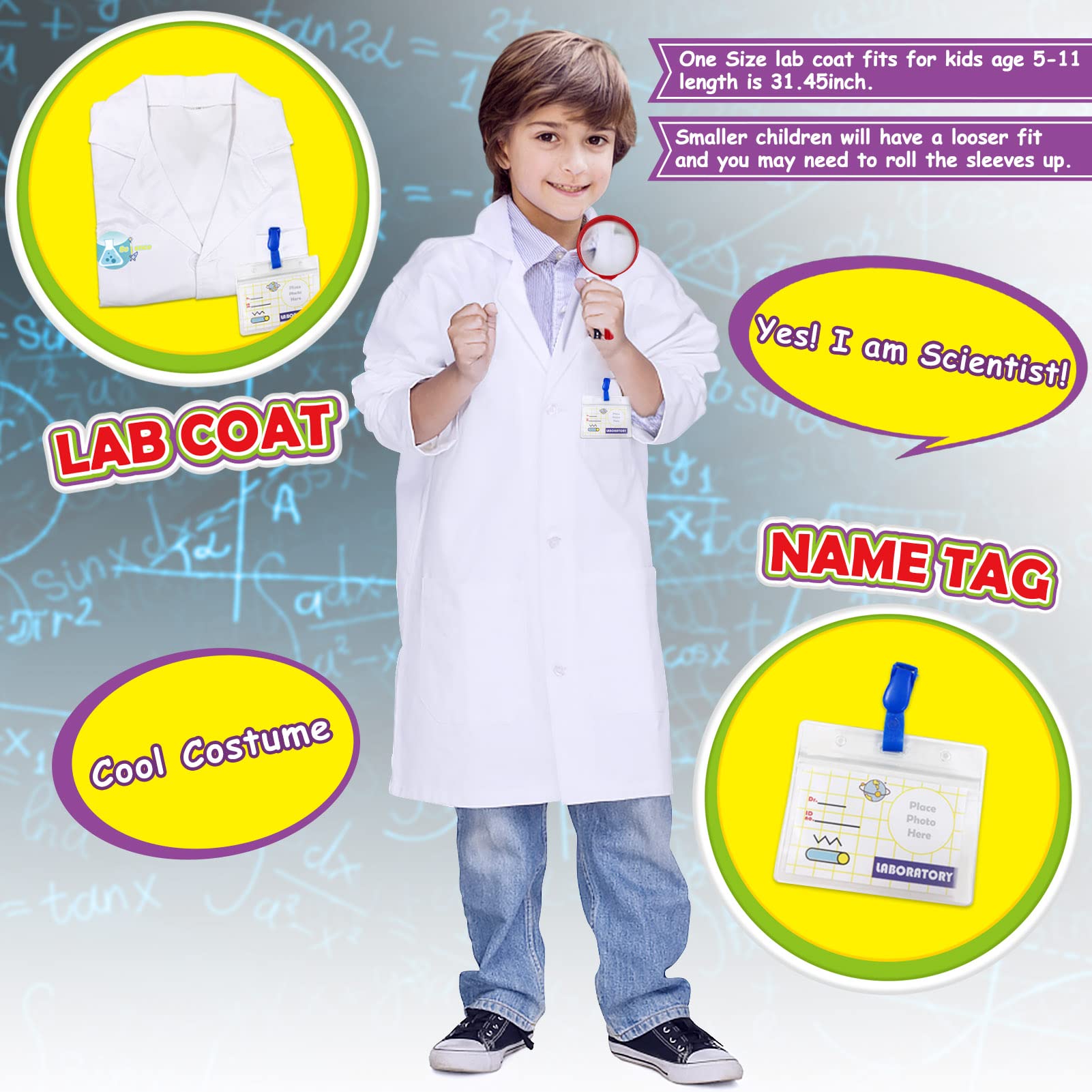 Foto 3 | Kit de Experimentos Científicos Unglinga Kids - Venta Internacional