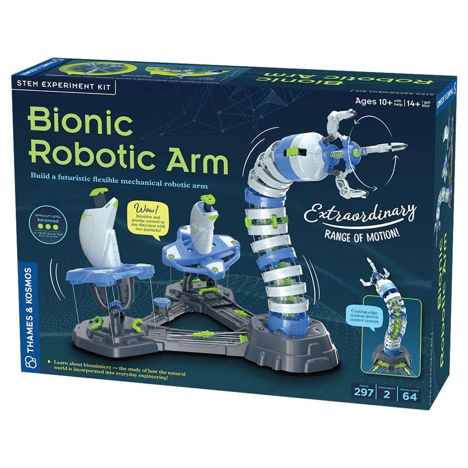 Kit De Experimentos Stem: Brazo Robótico Biónico Thames & Kosmos - Venta Internacional.
