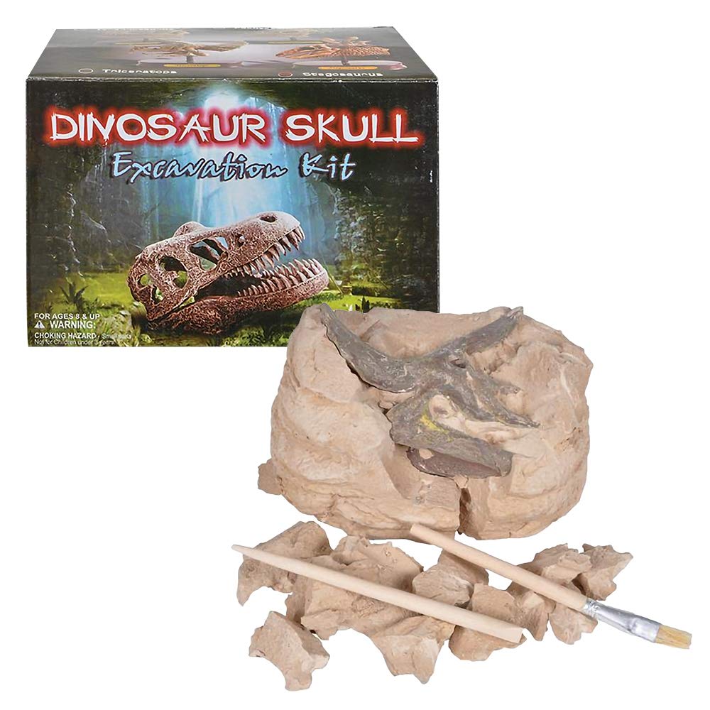 Foto 5 pulgar | Kit de Excavación de Dinosaurios Artcreativity con Calavera de Triceratops 14 cm - Venta Internacional