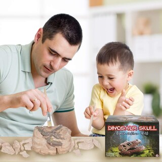 Foto 6 | Kit de Excavación de Dinosaurios Artcreativity con Calavera de Triceratops 14 cm - Venta Internacional