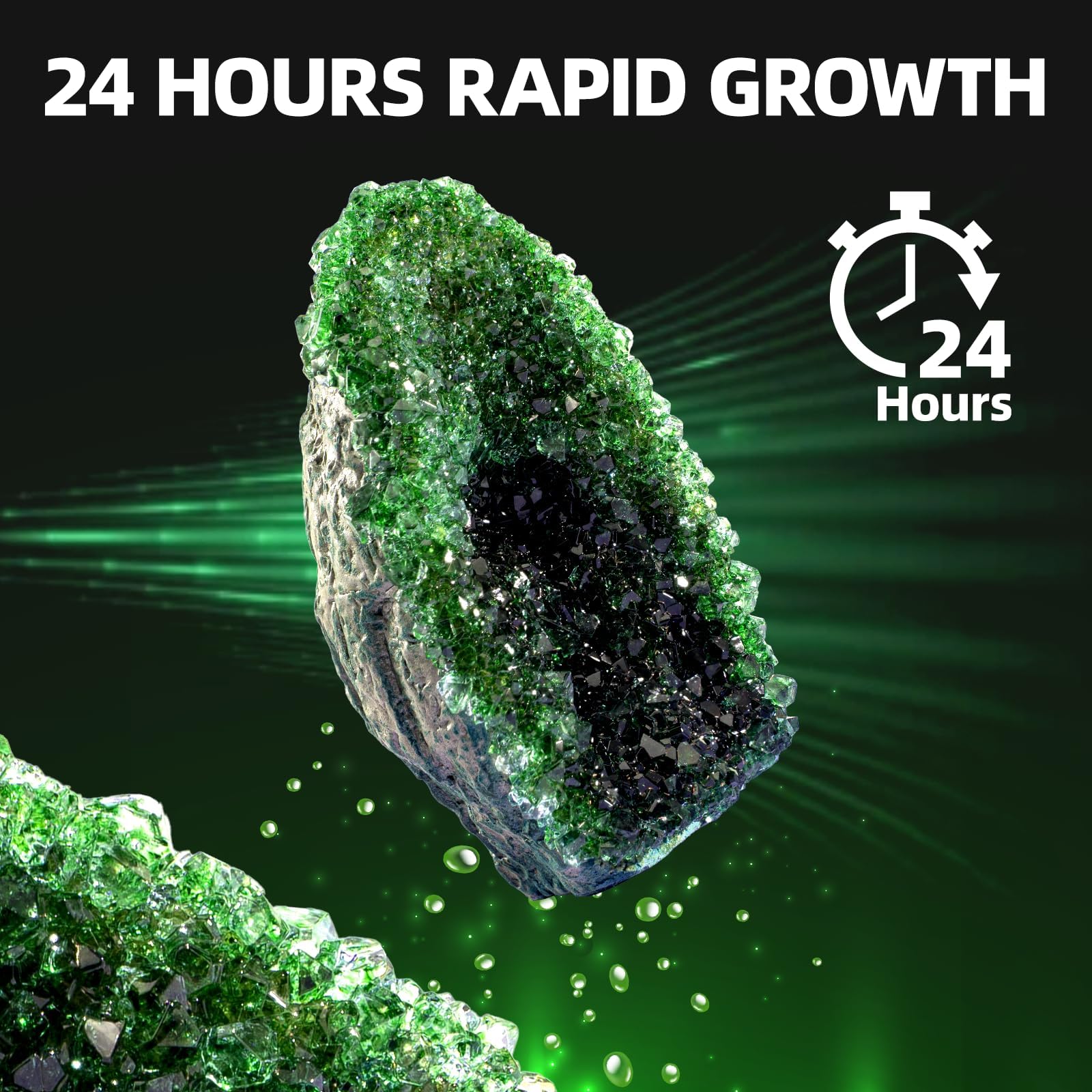 Foto 2 | Kit De Cultivo Geodes Crystal Gobidex Para Niños De Crecimiento Rápido De 24 Horas - Venta Internacional.