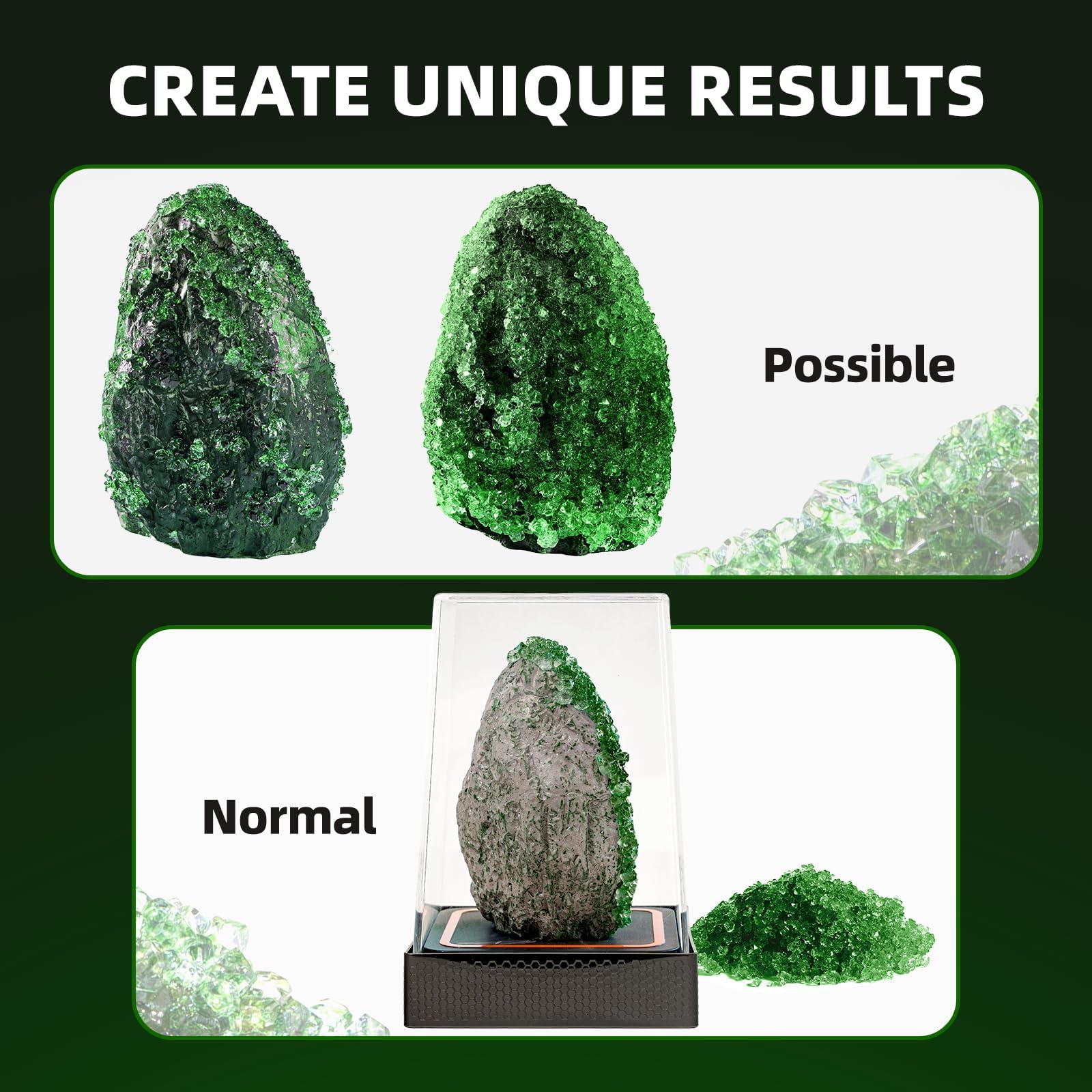 Foto 5 | Kit De Cultivo Geodes Crystal Gobidex Para Niños De Crecimiento Rápido De 24 Horas - Venta Internacional.