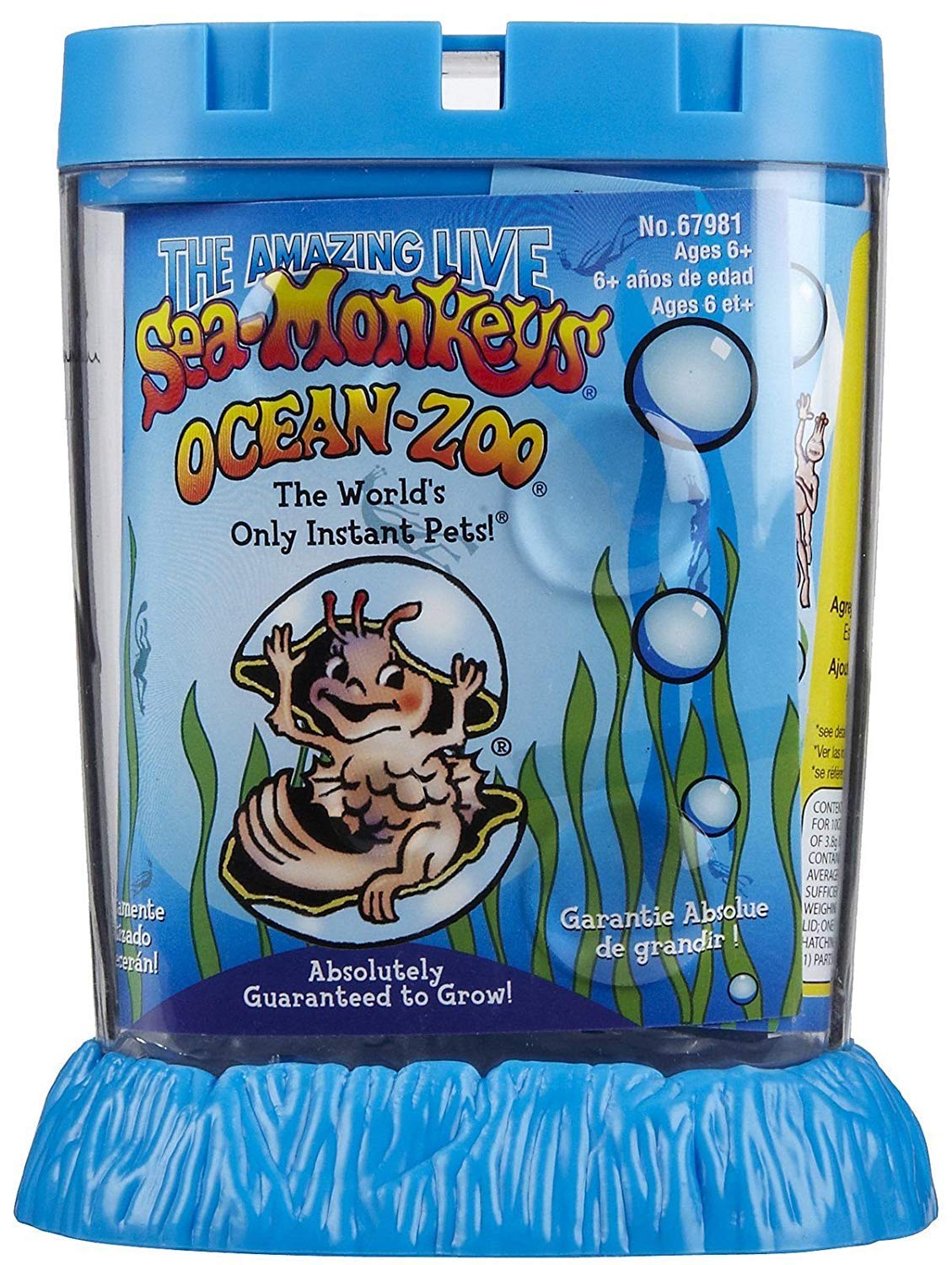 Foto 2 pulgar | Los Colores De Sea Monkeys Ocean Zoo Schylling Pueden Variar - Venta Internacional.