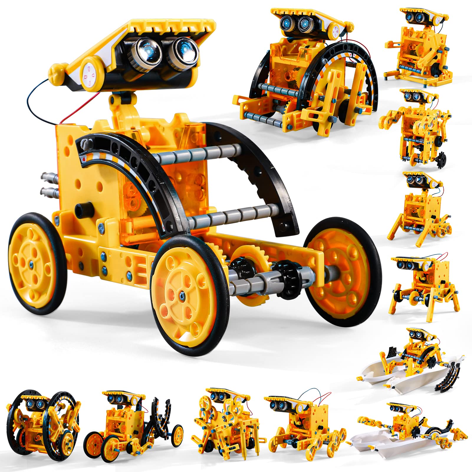 Kit De Robot Solar Stem Lucky Doug 12 En 1 Para Niños De 8 A 13 Años - Venta Internacional.