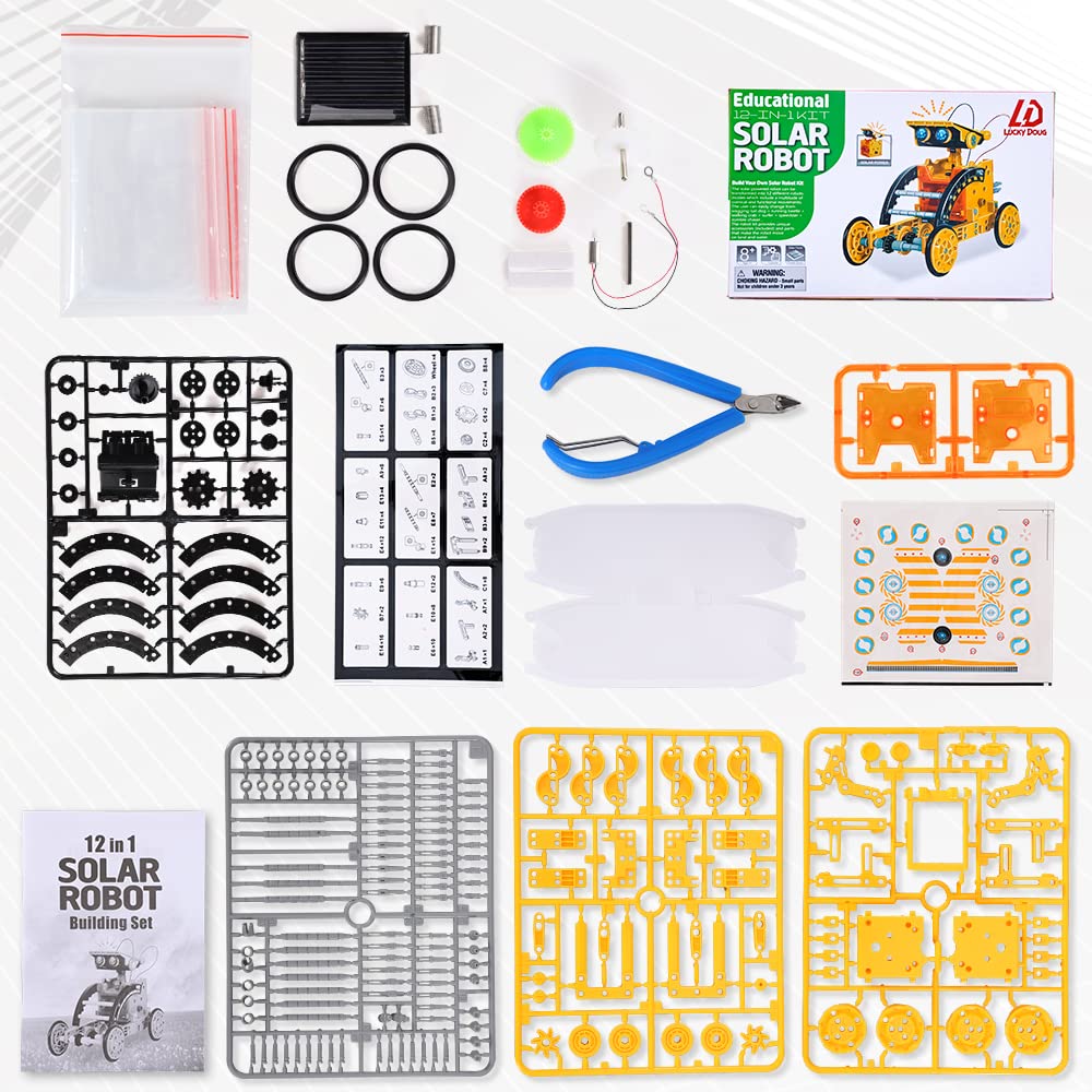 Foto 7 pulgar | Kit De Robot Solar Stem Lucky Doug 12 En 1 Para Niños De 8 A 13 Años - Venta Internacional.