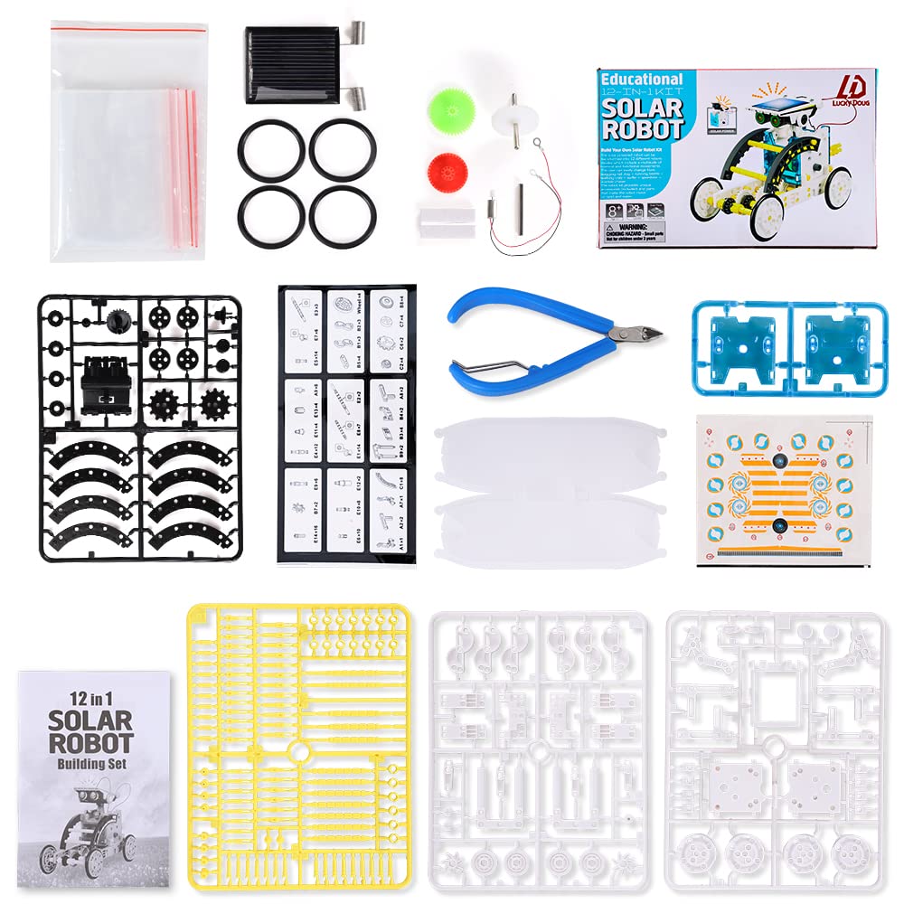 Foto 7 pulgar | Kit De Robot Solar Stem Lucky Doug 12 En 1 Para Niños De 8 A 13 Años - Venta Internacional.