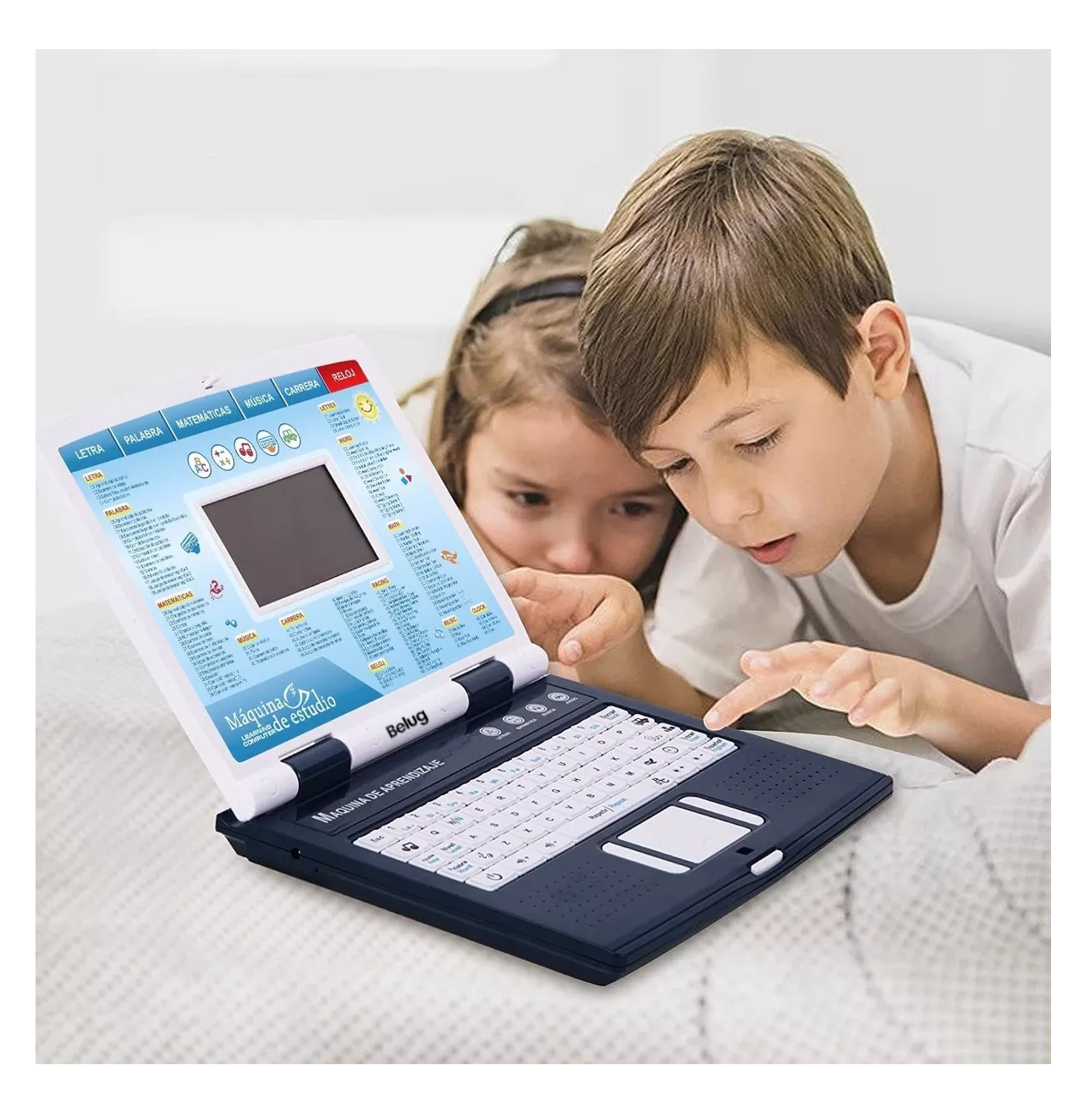 Foto 5 pulgar | Laptop Para Niños Inglés Y Español Azul Belug