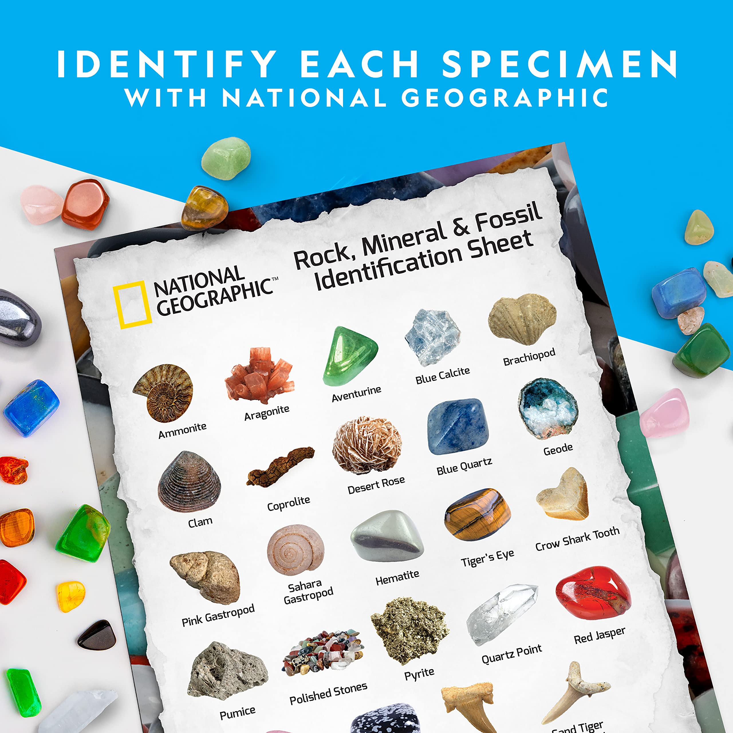 Foto 6 | Caja Rock Collection National Geographic 200 Piezas Infantil - Venta Internacional