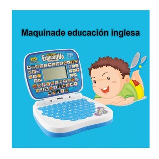 Foto 5 | Mini Computadora De Juguete Bilingüe Español/inglés P/niños, Azul/blanco Belug