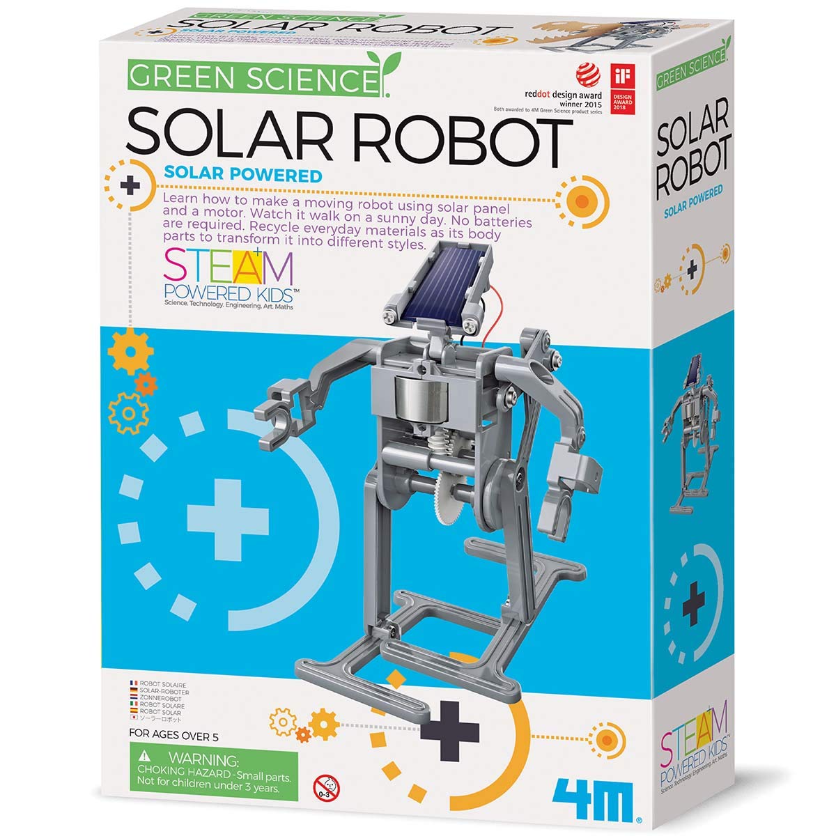 Kit De Robot Solar 4m Green Science Green Energy Robotics - Venta Internacional.