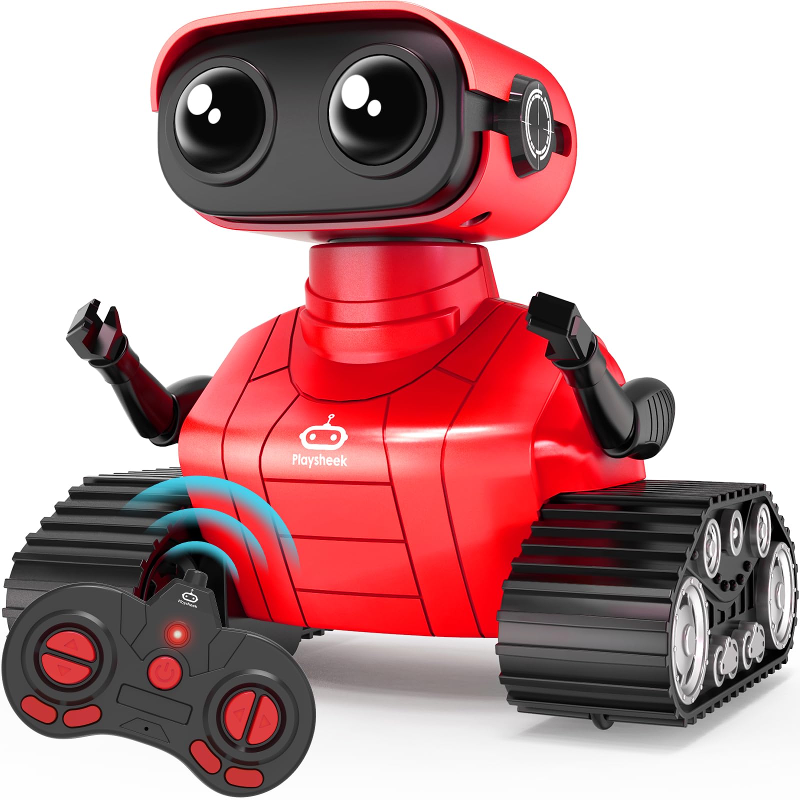 Foto 1 | Robot Toy Playsheek - Control Remoto Recargable, Color Rojo - Venta Internacional.