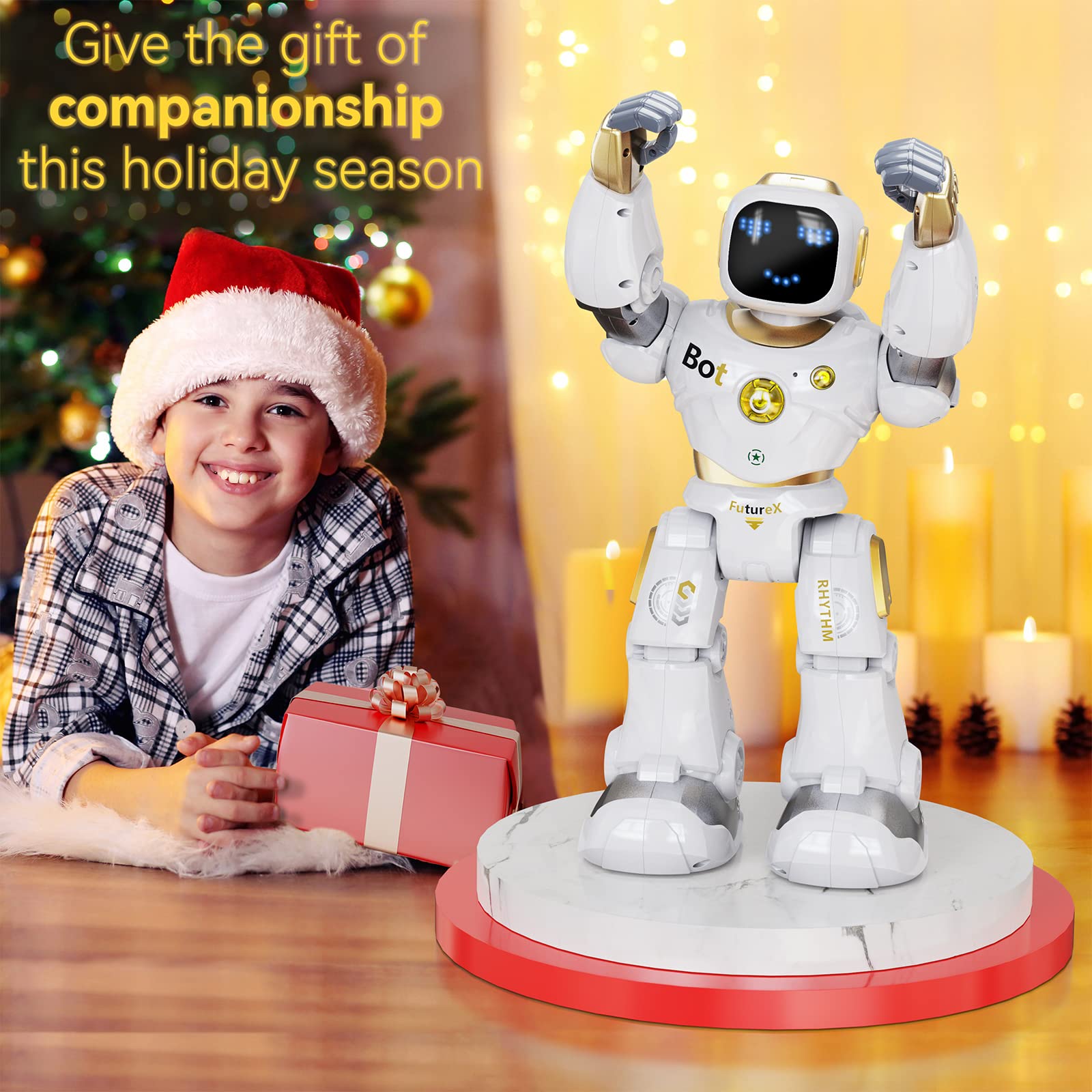 Foto 7 | Robot Inteligente Ruko Carle, Grande, Programable Para Niños, Dorado - Venta Internacional.