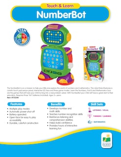 Foto 5 | Robot De Matemáticas, Juguete: The Learning Journey | Numberbot - Venta Internacional.
