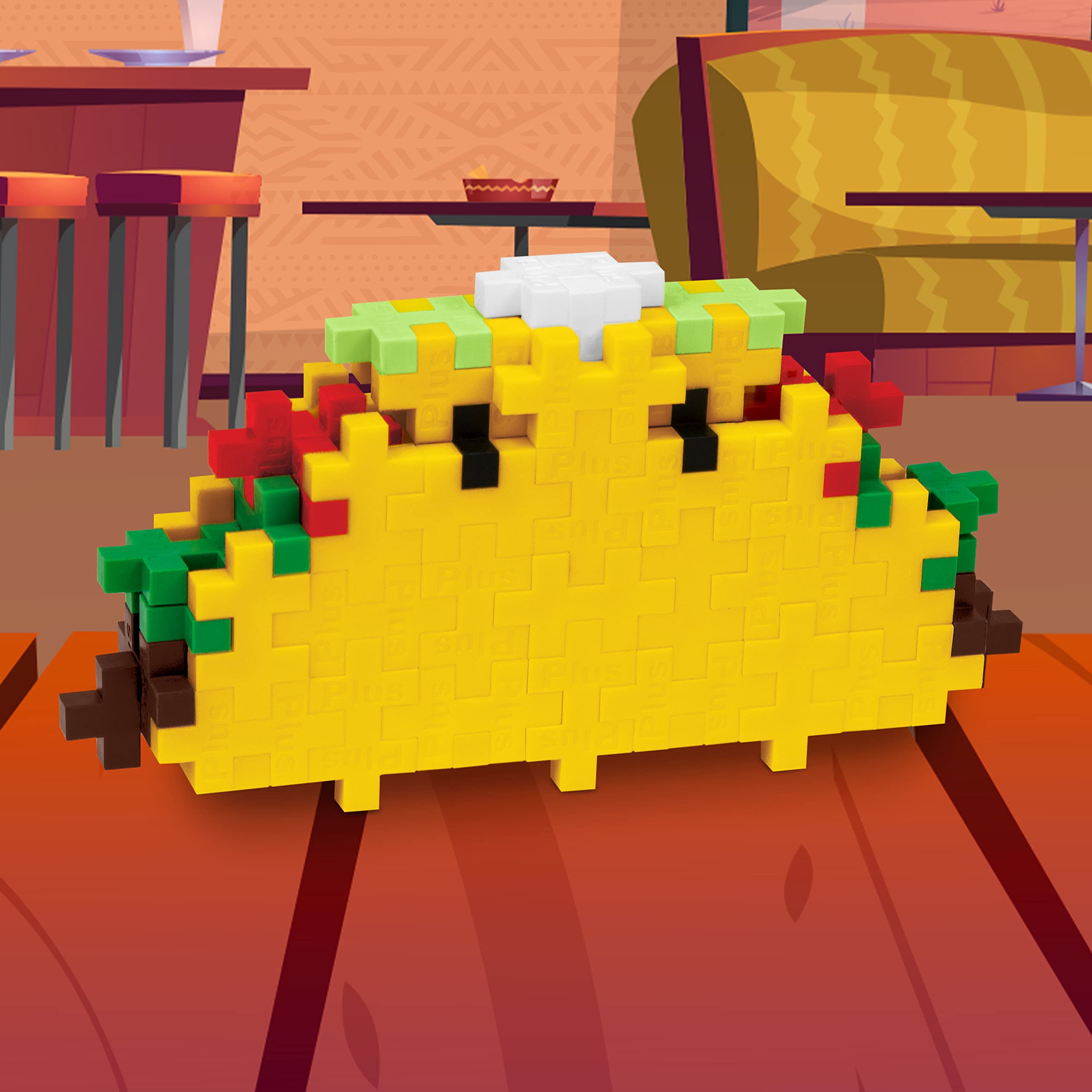 Foto 2 | Minitubo Para Hacer Tacos Building Block Set Plus Plus 3d - Venta Internacional.