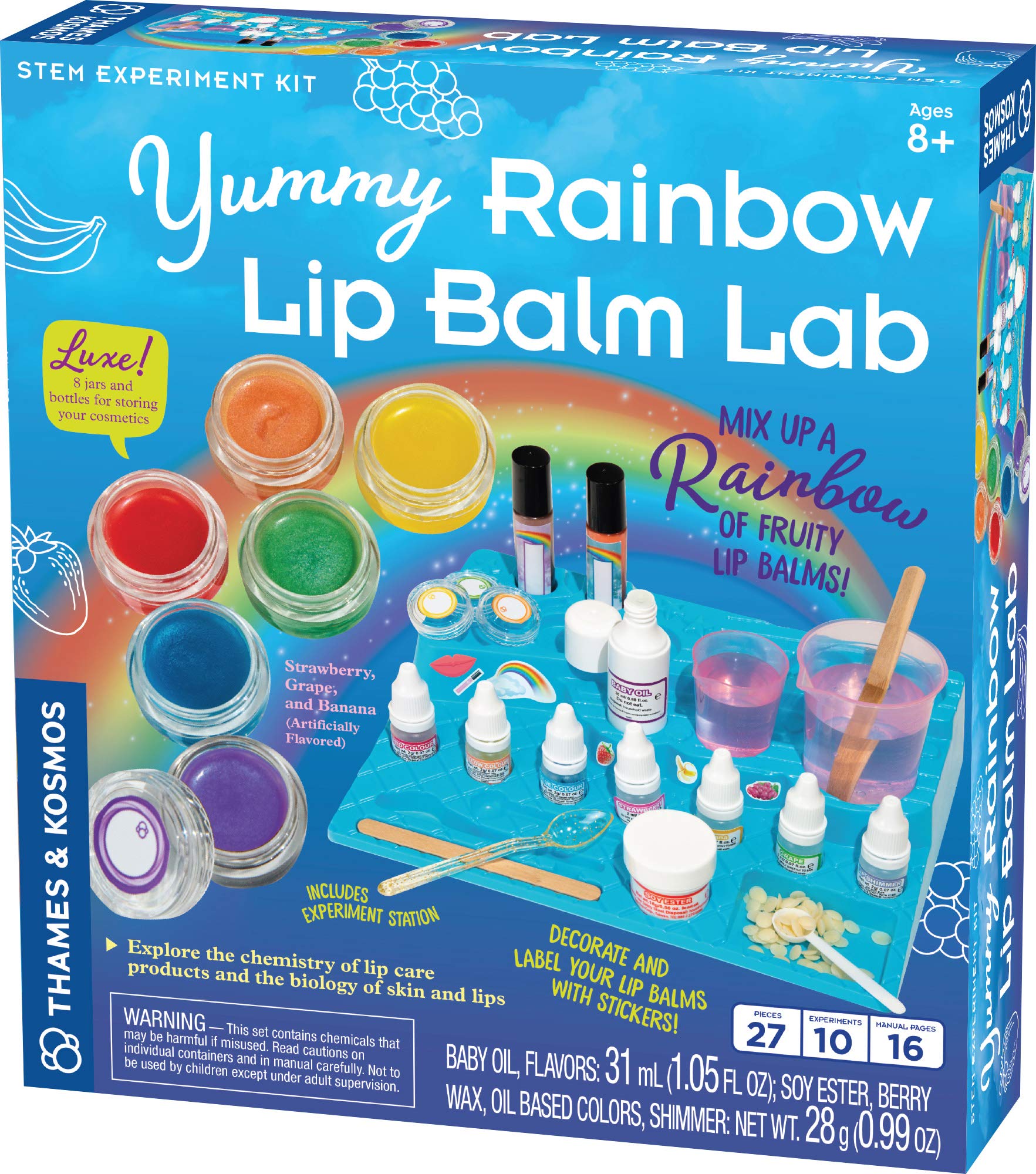 Foto 1 | Kit Stem De Bálsamo Labial Thames & Kosmos Yummy Rainbow Lab - Venta Internacional.