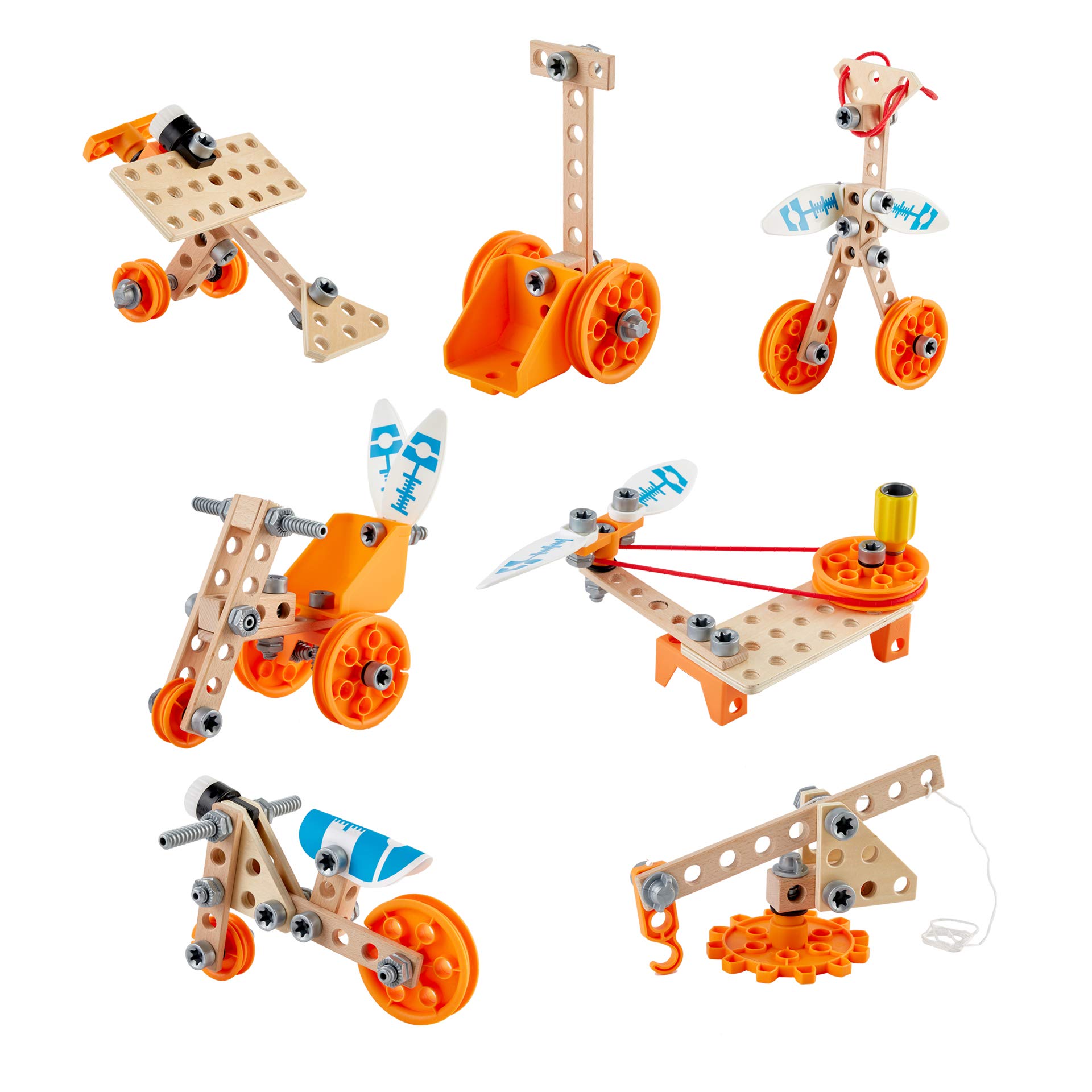Foto 2 pulgar | Juguete De Construcción Y Construcción Hape Junior Inventor Deluxe, 57 Piezas - Venta Internacional.