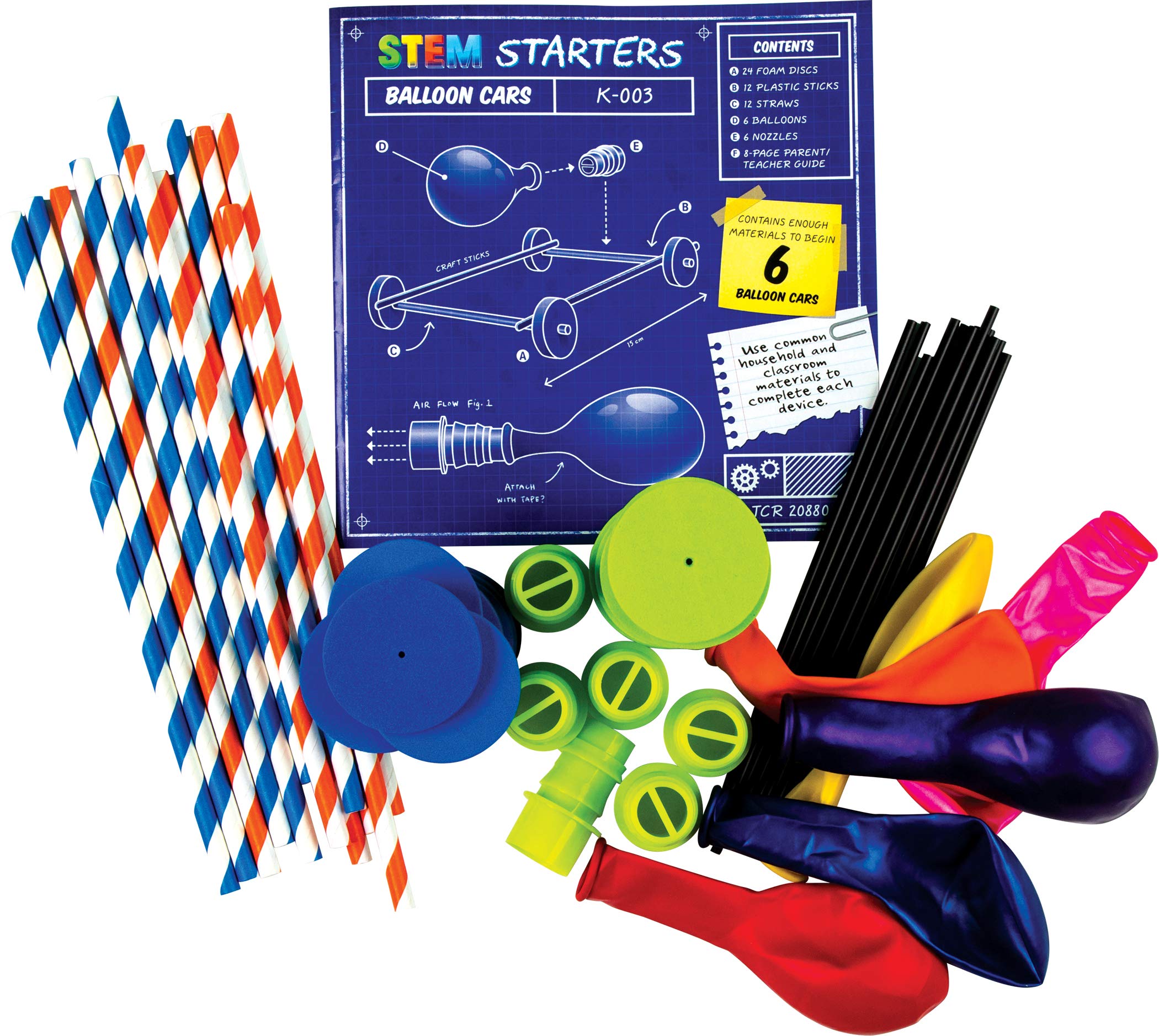 Foto 2 pulgar | Recursos Creados Por El Maestro Stem Starters Balloon Cars Tcr20880 - Venta Internacional.