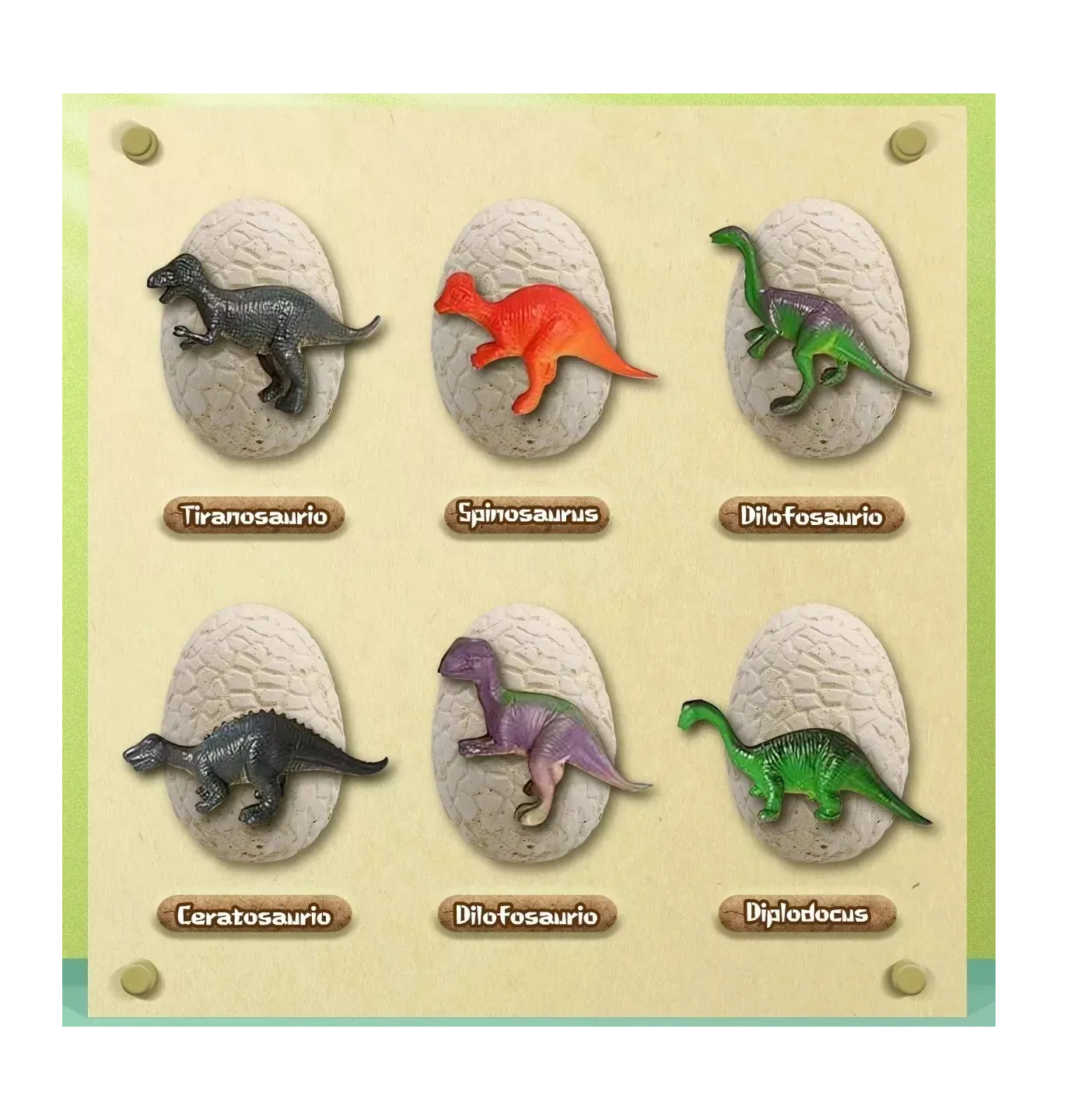 Foto 4 pulgar | Excavación Arqueológica De Huevos Juguetes Dinosaurio Multicolor