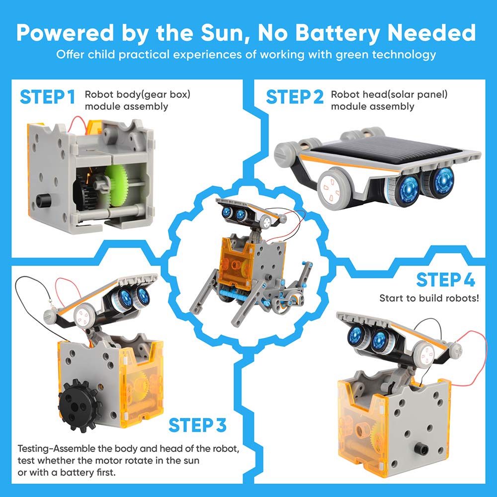 Foto 4 pulgar | Venta Internacional - Robot Solar Educativo Sillbird Stem 12 en 1 para Niños