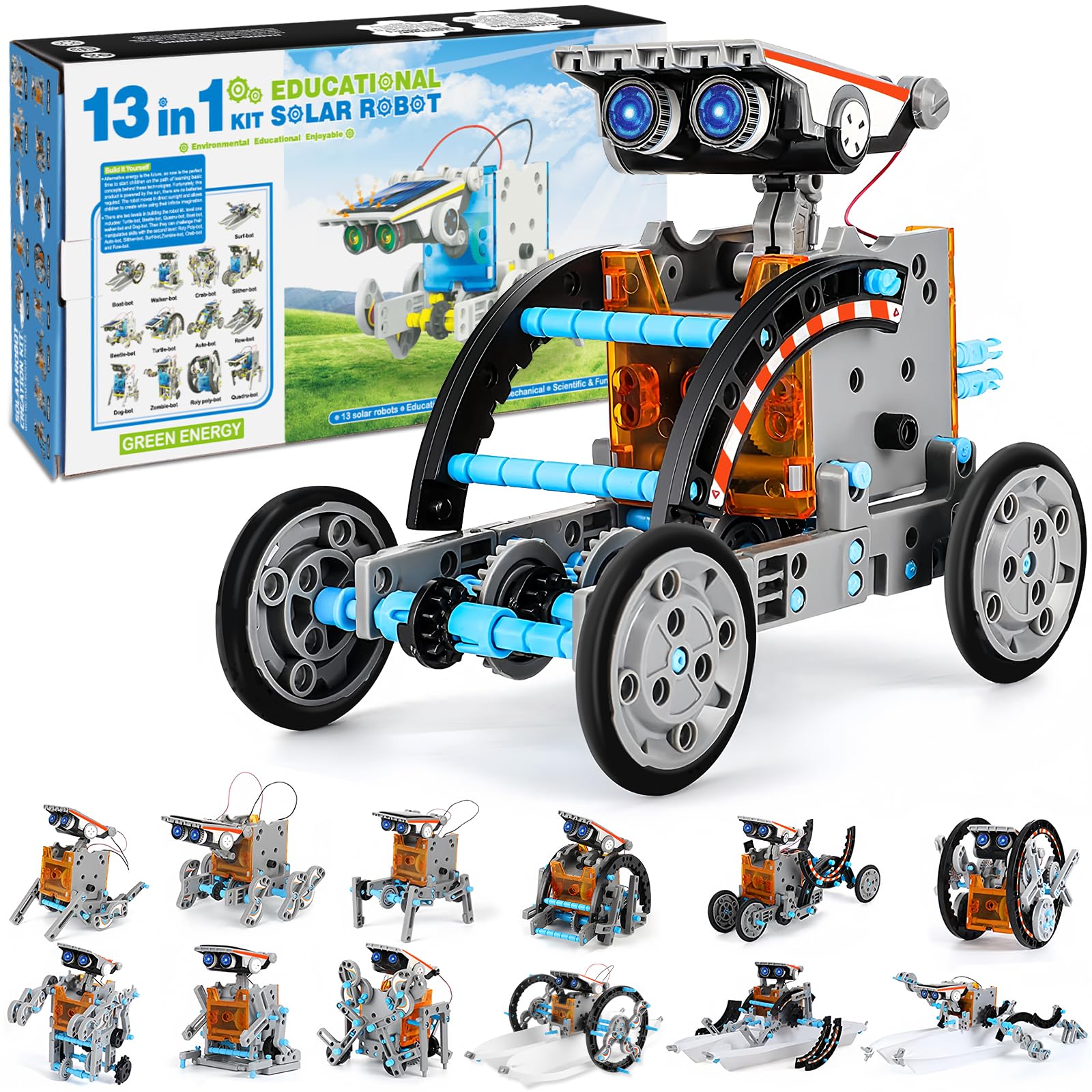 Foto 2 pulgar | Venta Internacional - Kit de Robot Solar 13 en 1 para Niños de 8 - 12 años