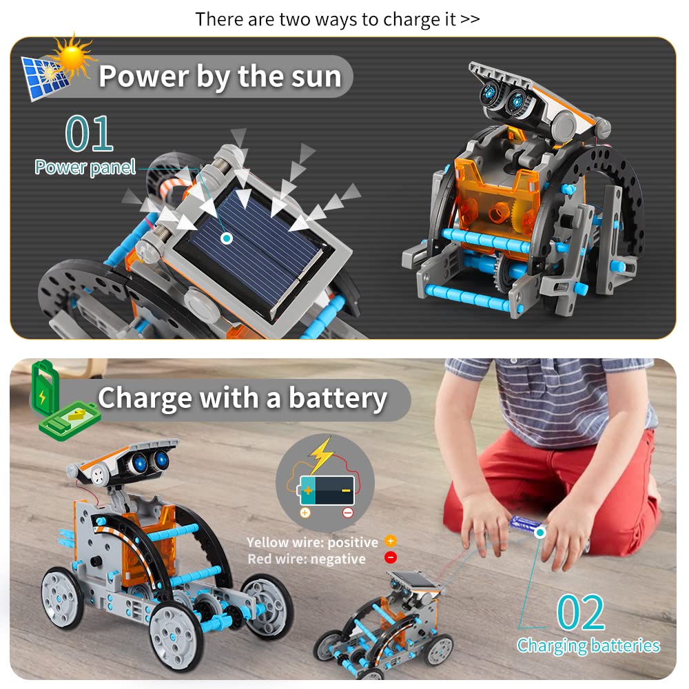 Foto 4 pulgar | Venta Internacional - Kit de Robot Solar Stem Lucky Doug 12 en 1 para Niños