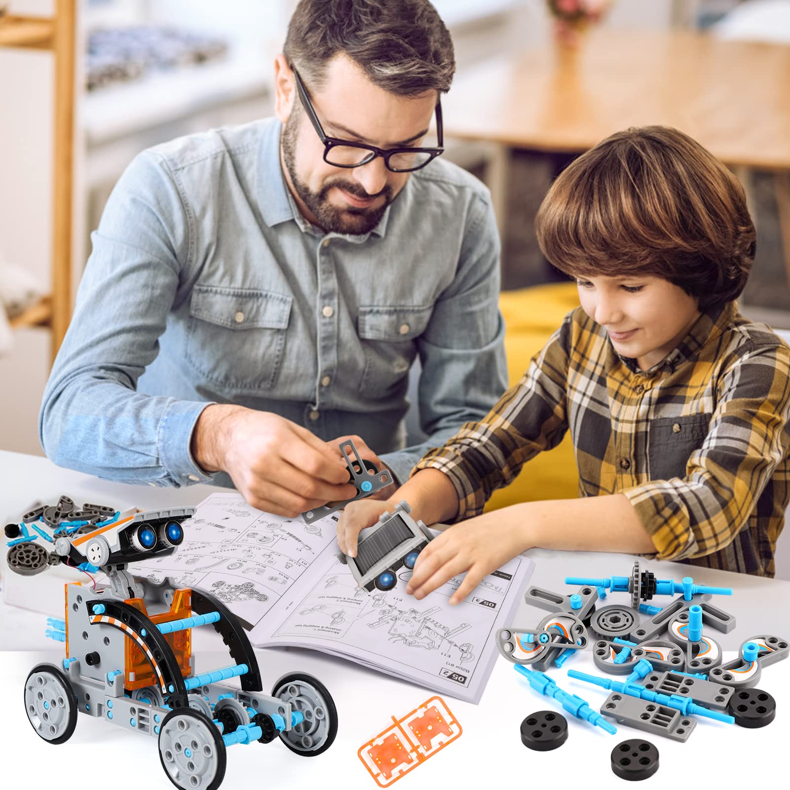 Foto 5 | Venta Internacional - Kit de Robot Solar Stem Lucky Doug 12 en 1 para Niños