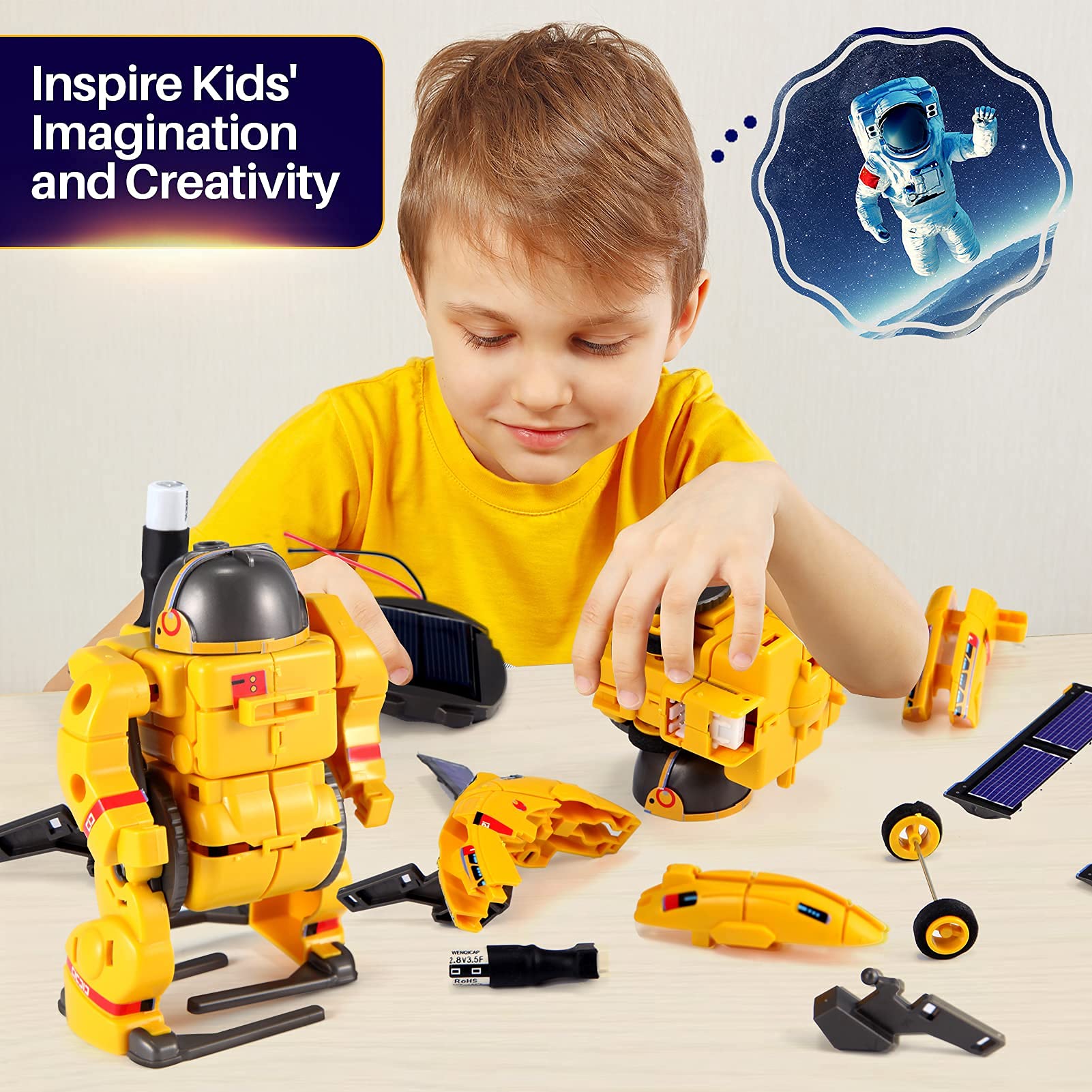 Foto 5 | Venta Internacional - Robot Solar STEM Toys 6 en 1 para Niños