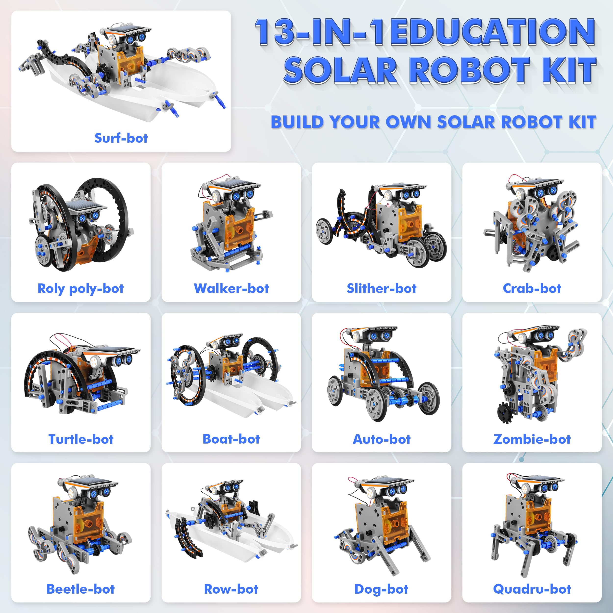 Foto 4 pulgar | Venta Internacional - Robot Solar STEM 13 en 1 para Niño