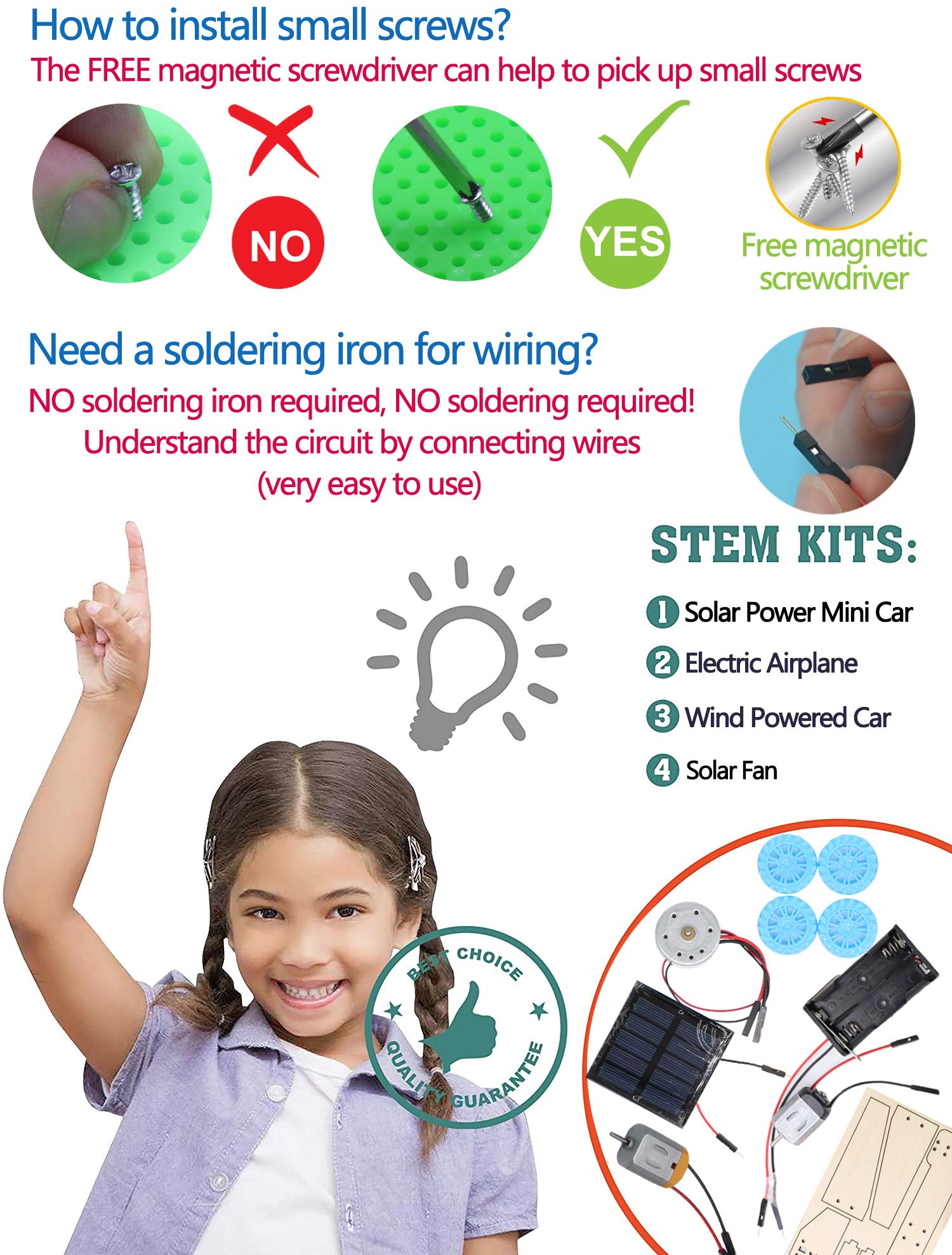 Foto 2 | Kit Stem Cyoest 4 En 1 De Energía Solar Y Motor Eléctrico Para Niños - Venta Internacional.