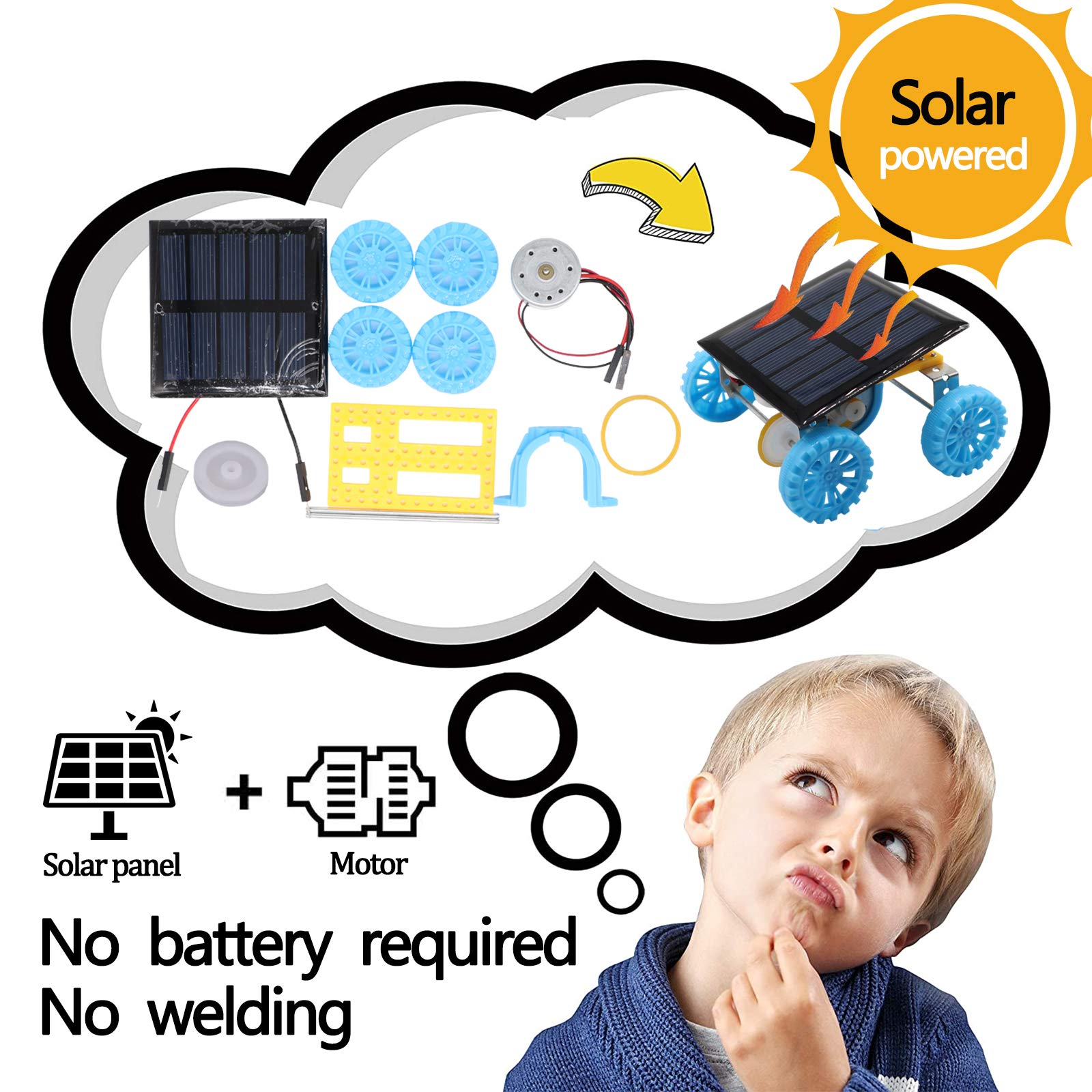 Foto 5 pulgar | Kit Stem Cyoest 4 En 1 De Energía Solar Y Motor Eléctrico Para Niños - Venta Internacional.