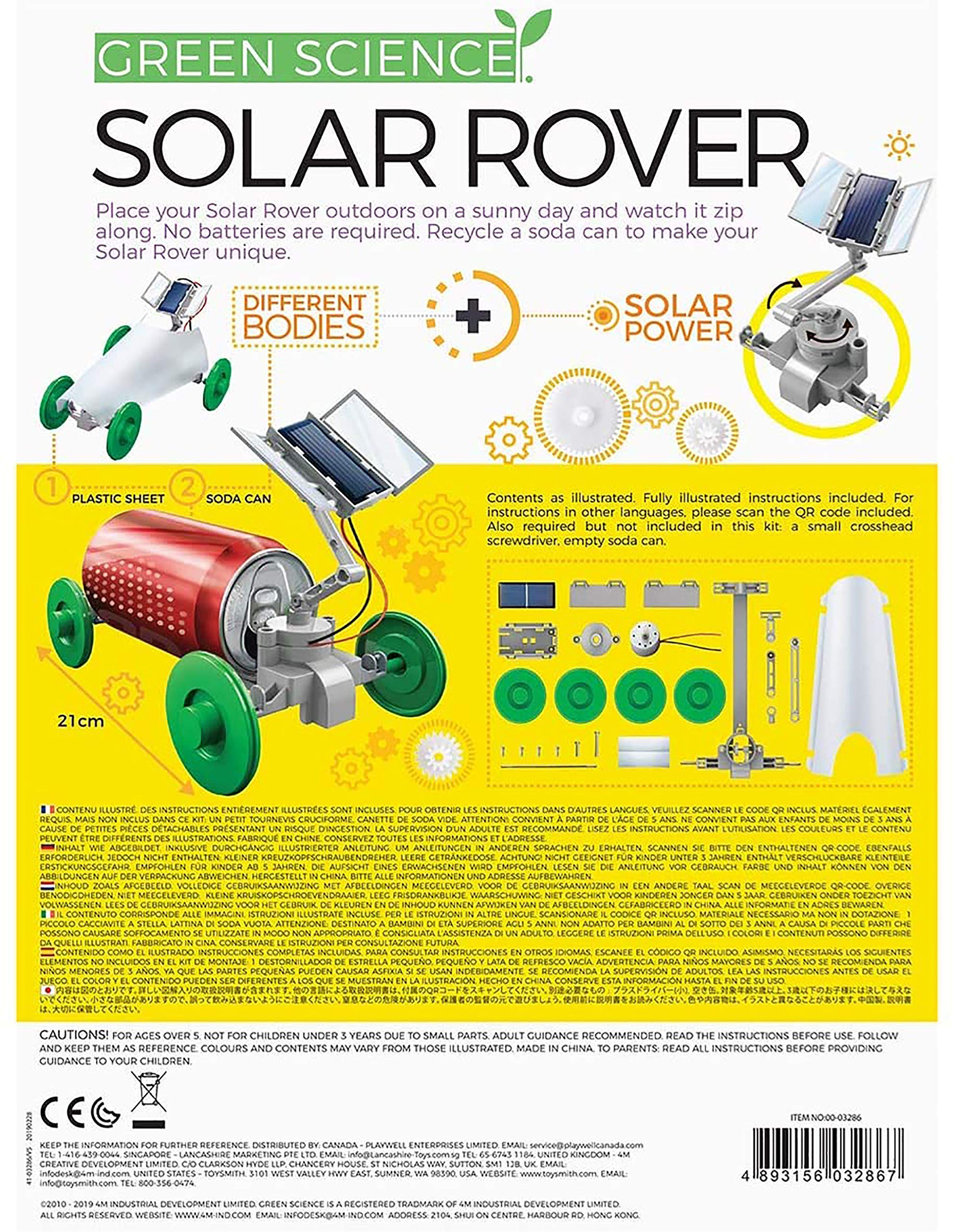 Foto 3 pulgar | Kit Científico Green Science Solar Rover Diy Steam De Más De 5 Años - Venta Internacional.