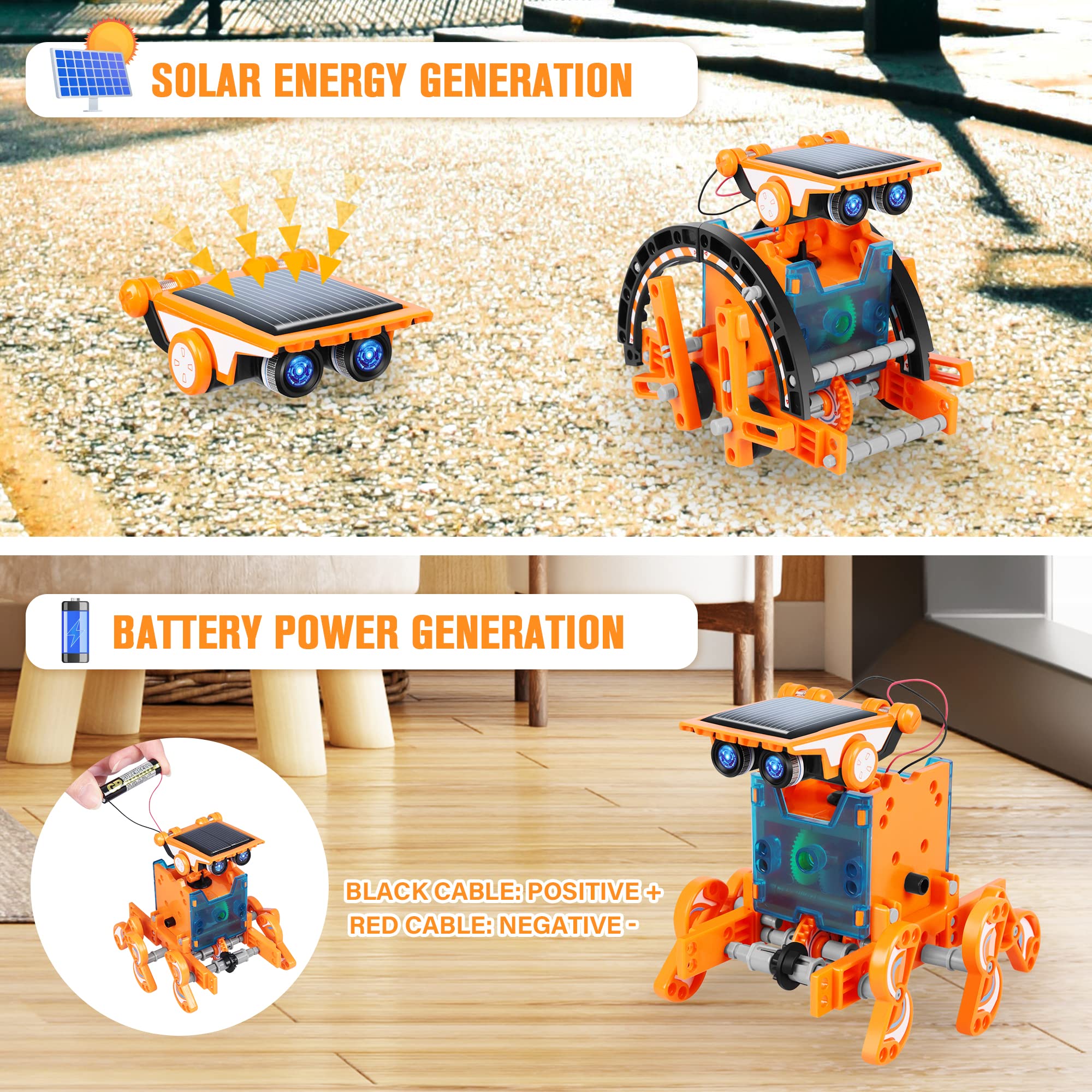 Foto 6 pulgar | Kit De Robot Solar Rcovasc 13 En 1 Stem, 168 Piezas, Para Niños De 8 A 12 Años - Venta Internacional.