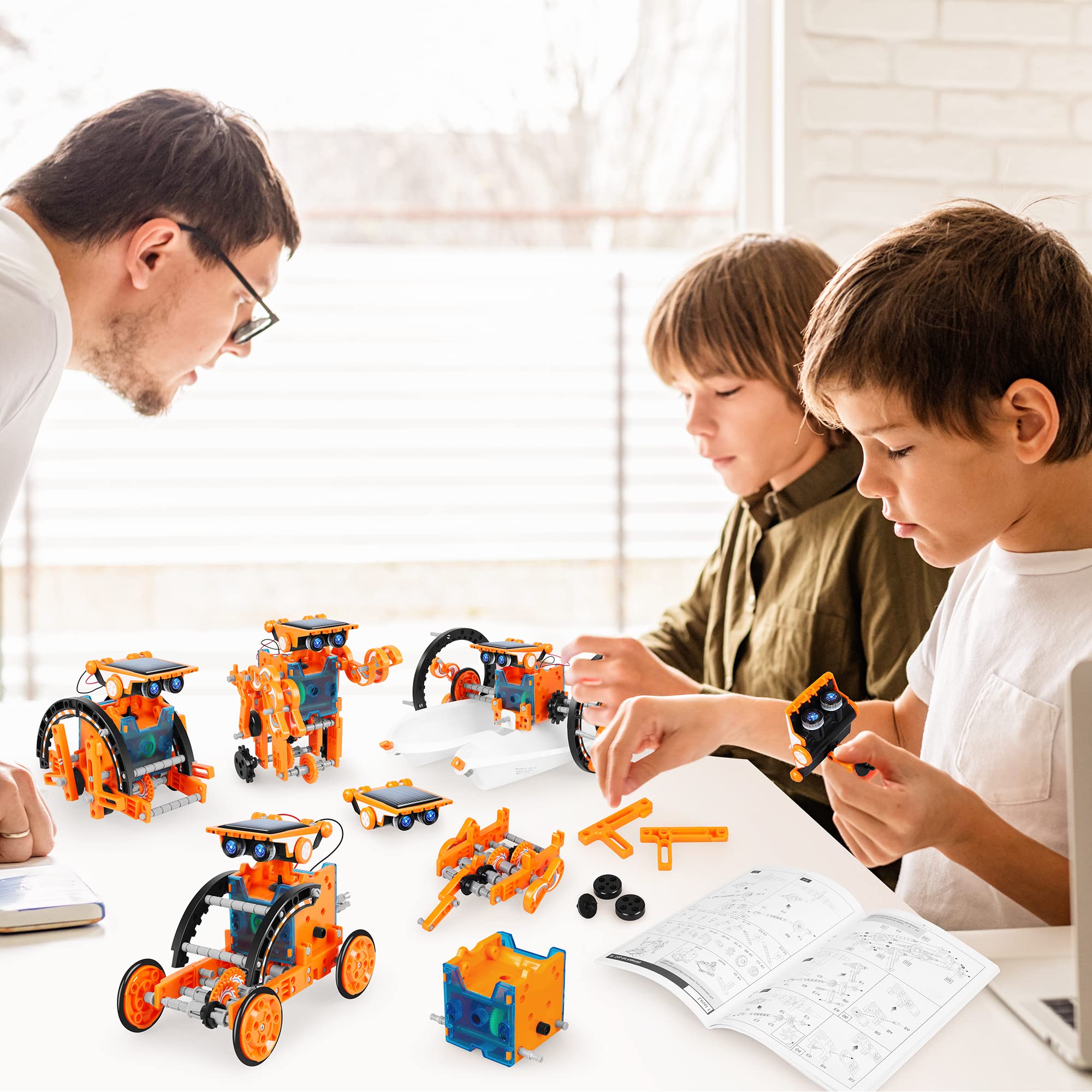 Foto 7 | Kit De Robot Solar Rcovasc 13 En 1 Stem, 168 Piezas, Para Niños De 8 A 12 Años - Venta Internacional.