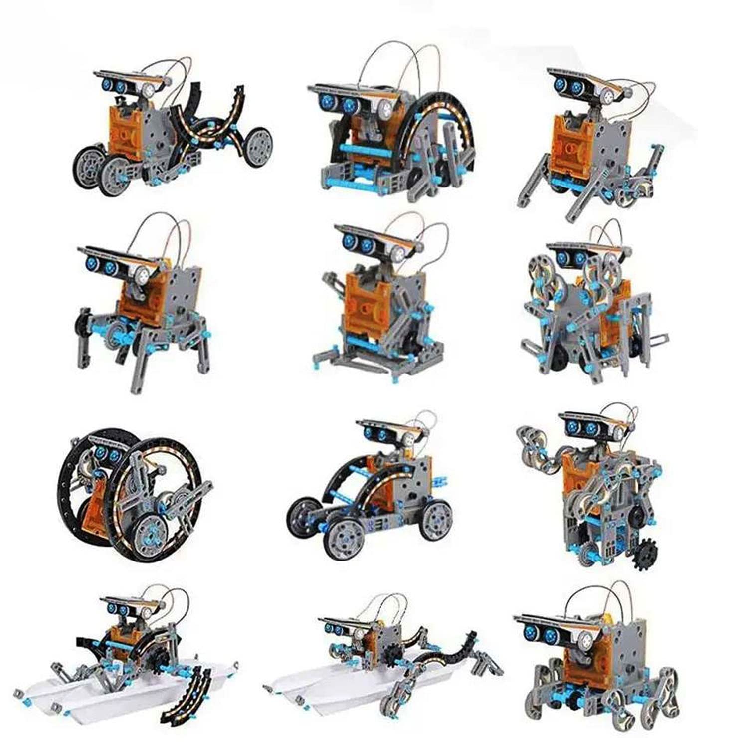 Foto 3 | Kit De Robot Solar Stem, Juguete Educativo 12 En 1 - Venta Internacional.