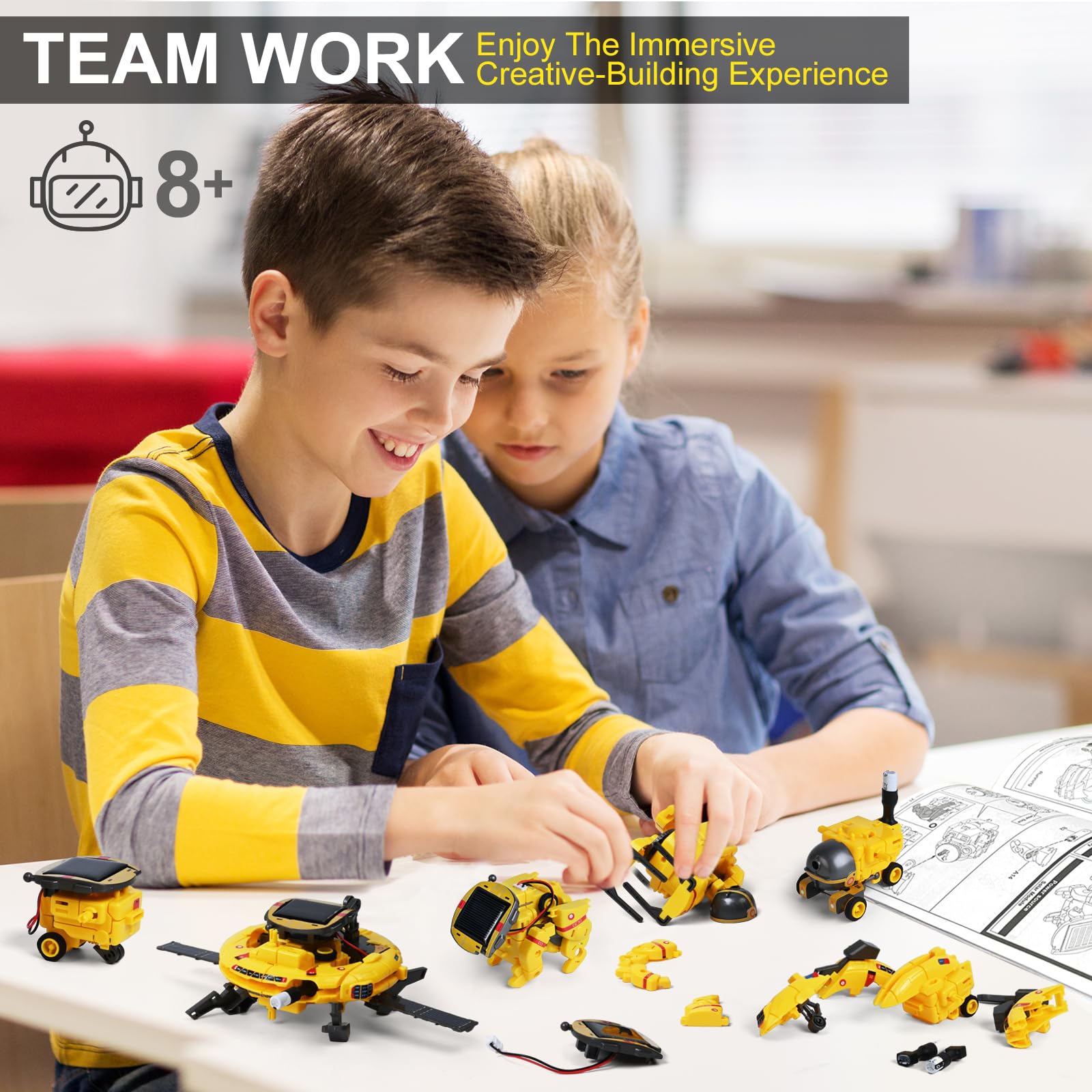 Foto 4 | Robot Solar Space Toys Wememorn: Proyectos Stem De 8 A 12 Años - Venta Internacional.