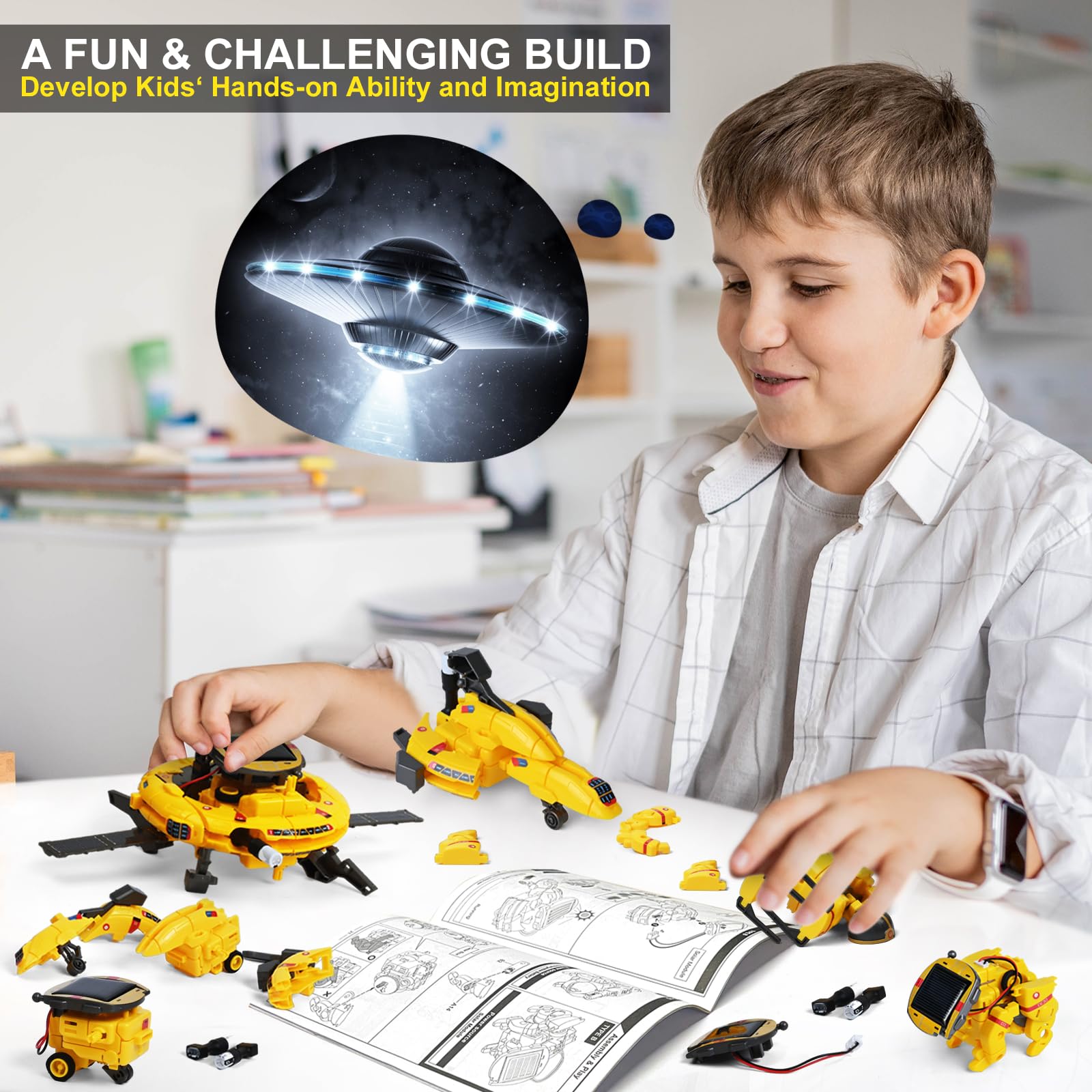 Foto 5 | Robot Solar Space Toys Wememorn: Proyectos Stem De 8 A 12 Años - Venta Internacional.