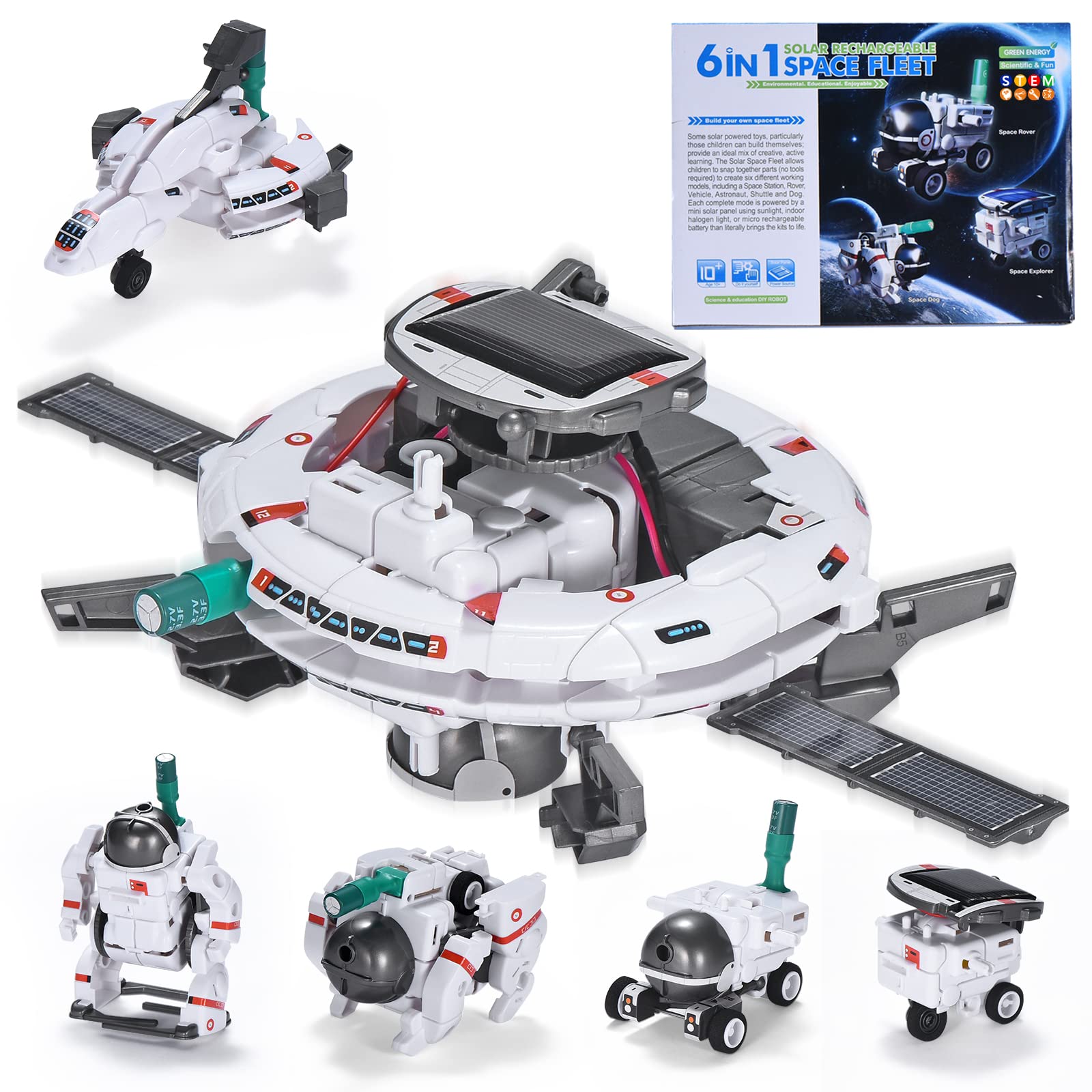 Kit Científico Raesoot Solar Robot Learning 6 En 1 Para Niños De 8 A 12 Años - Venta Internacional. $659