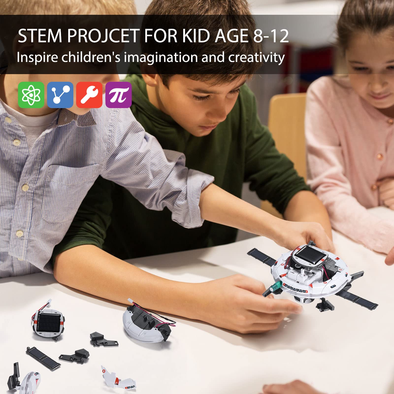 Foto 4 pulgar | Kit Científico Raesoot Solar Robot Learning 6 En 1 Para Niños De 8 A 12 Años - Venta Internacional.